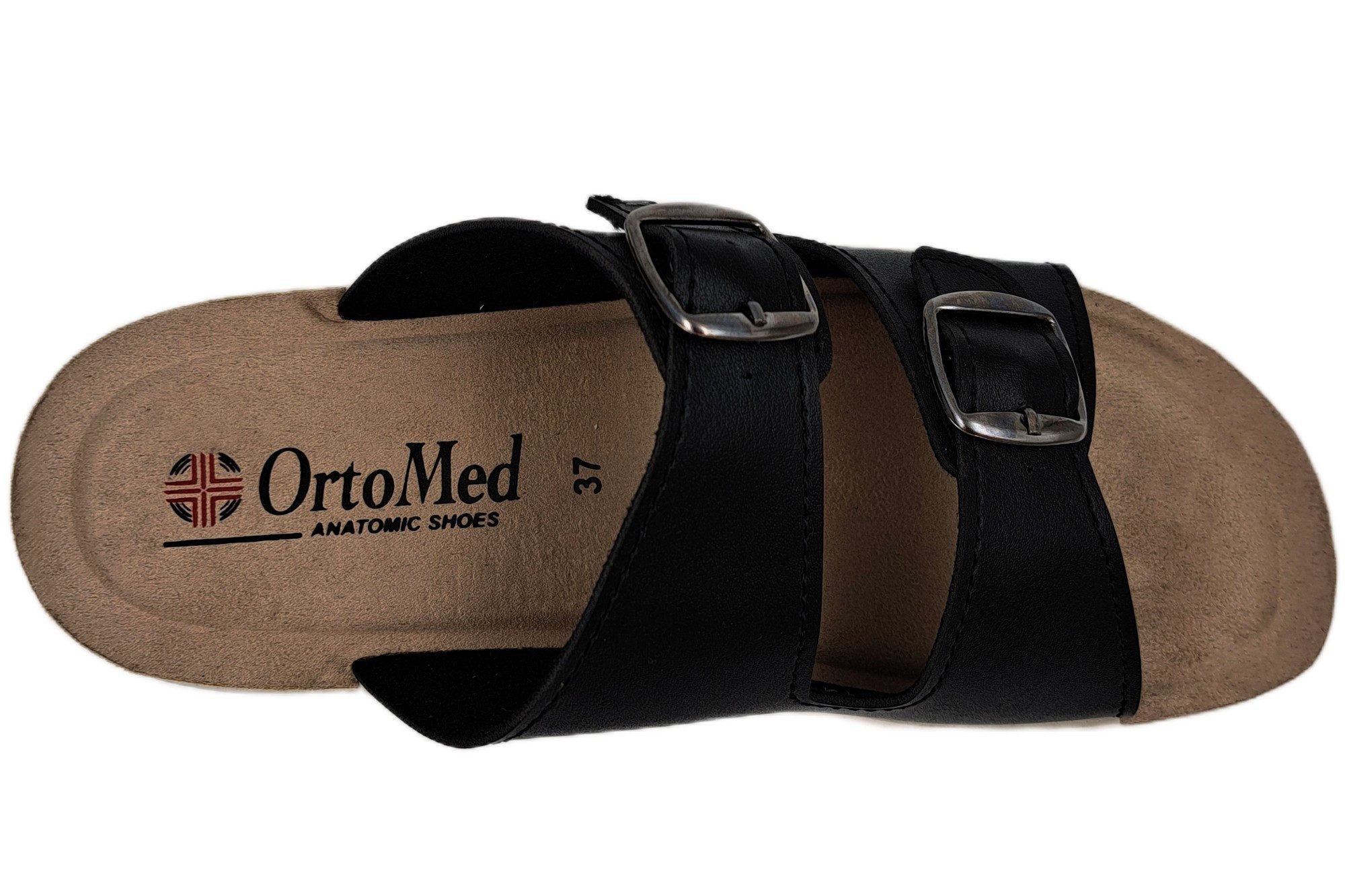 PADERO Ortomed Damen Pantolette Weite H für breite Füße geeignet