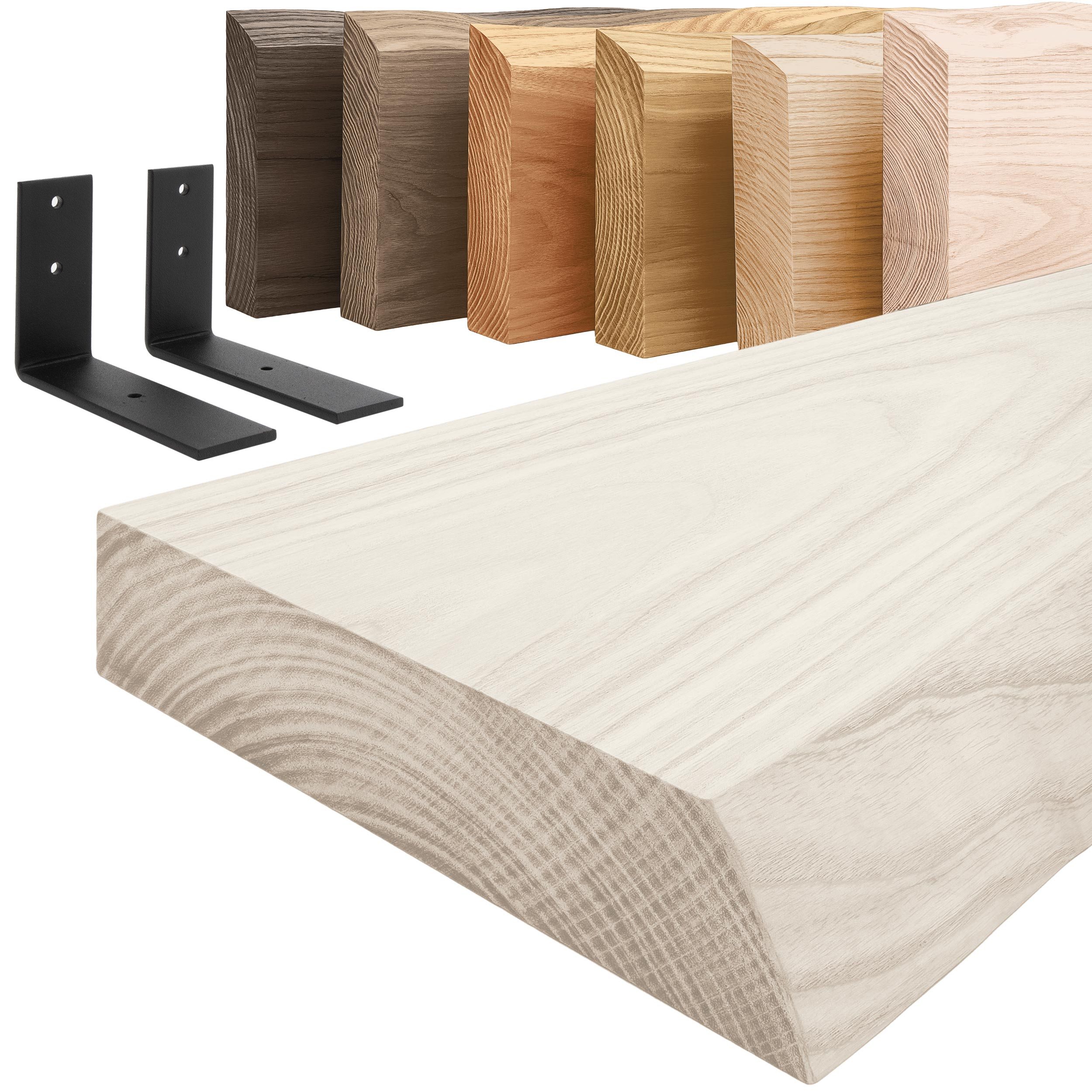 LAMO Manufaktur Wandregal mit schwarzem Basic günstig online kaufen