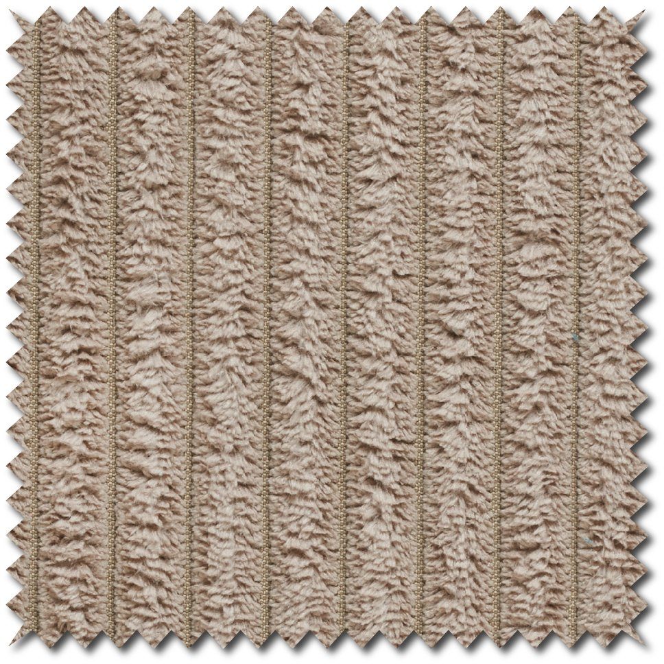 KAWOLA verschiedene Farben taupe Sessel Cord BISA,