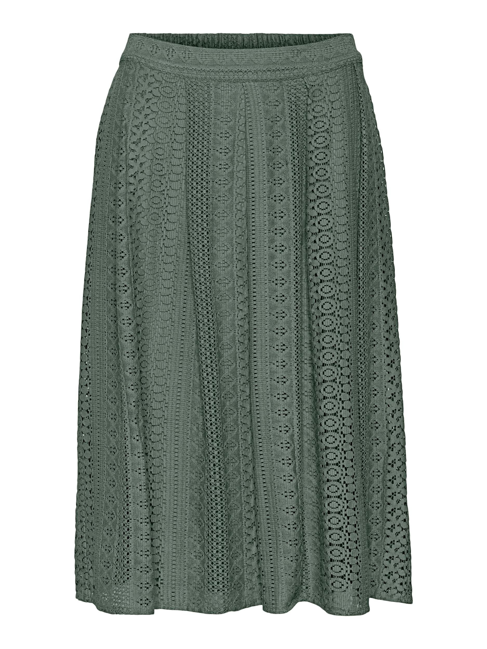 Vero Moda Faltenrock VMHONEY LACE H/W CALF SKIRT WVN