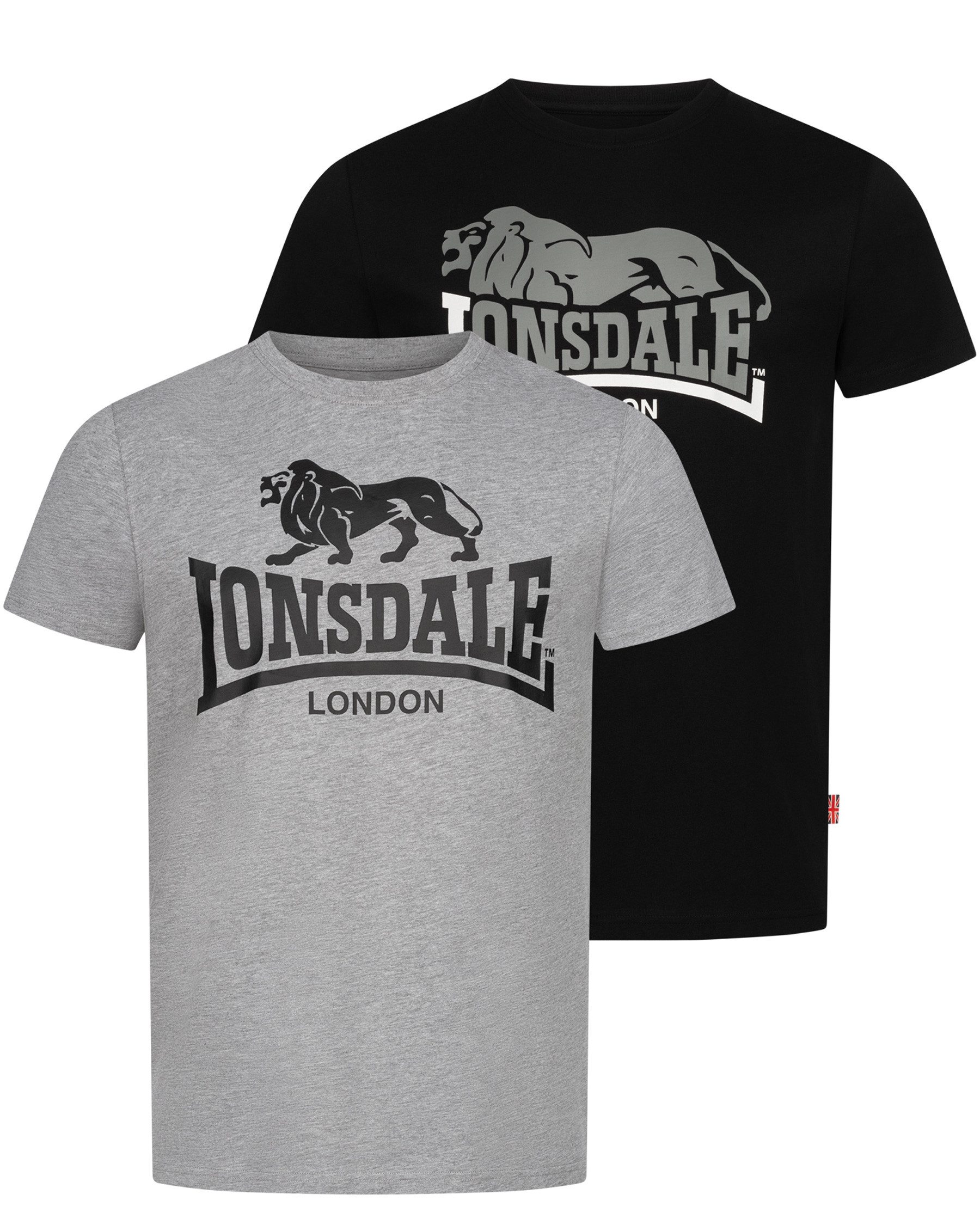 Lonsdale T-Shirt Loscoe (Packung, 2-tlg., 2er-Pack) günstig online kaufen