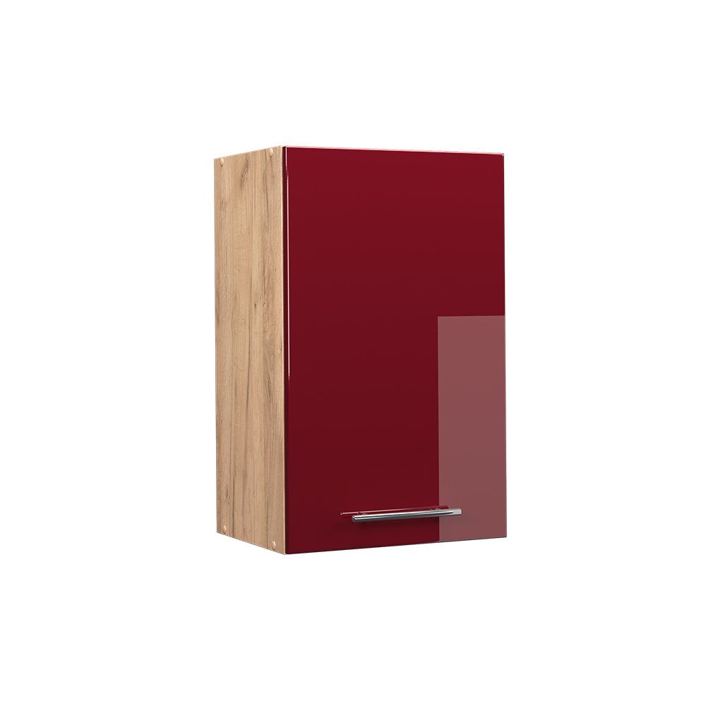 Vicco Hängeschrank Fame-Line, Bordeaux Hochglanz/Goldkraft Eiche, günstig online kaufen