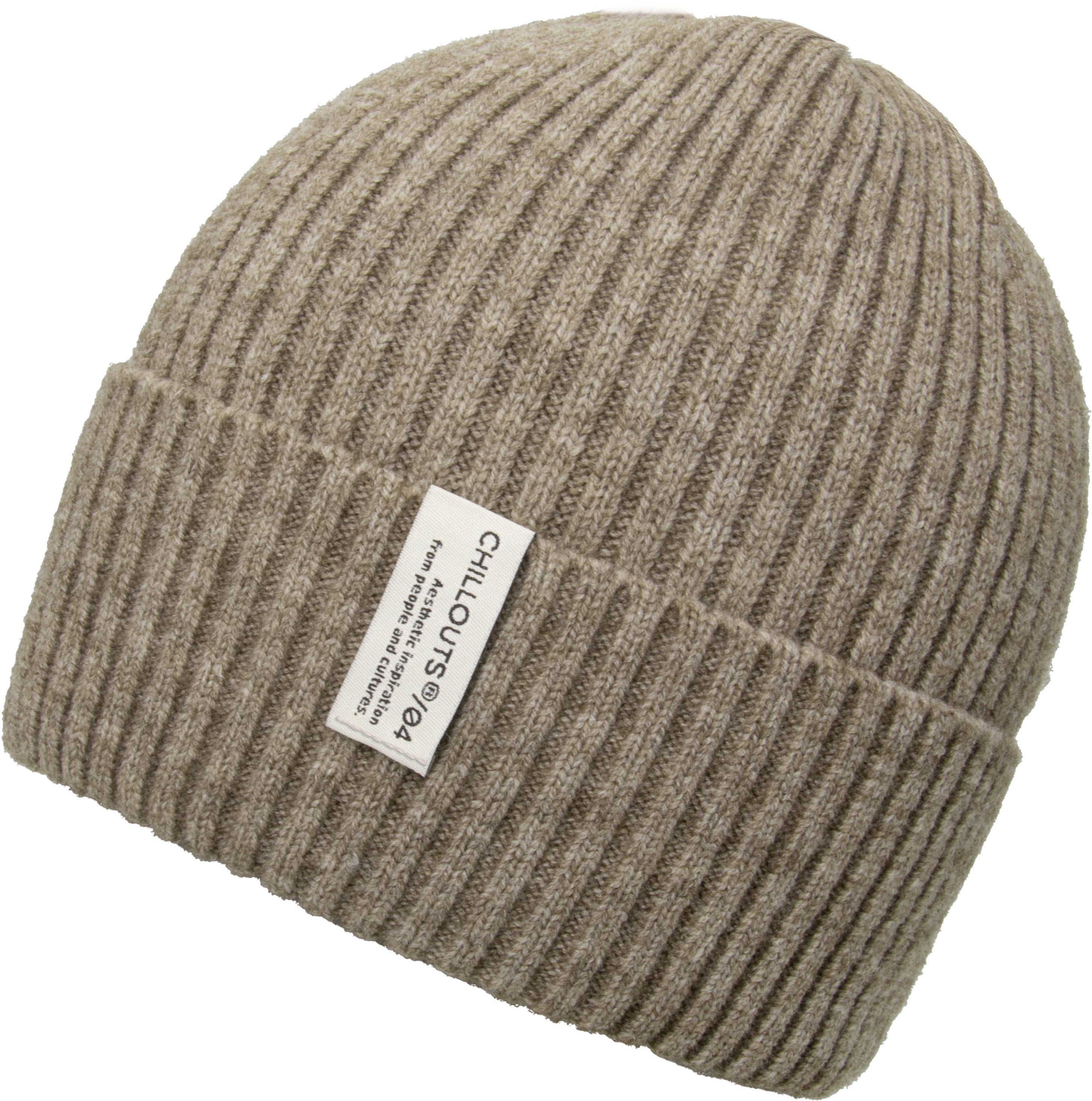 chillouts Beanie Tomke Hat hochwertige Rippstrickbeanie