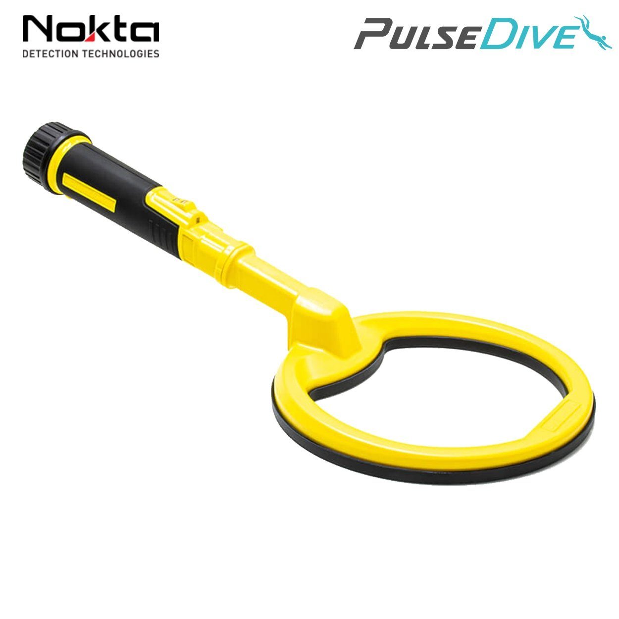 Nokta Metalldetektor PulseDive mit 20 cm Suchspule (gelb), Unterwasser Detektor