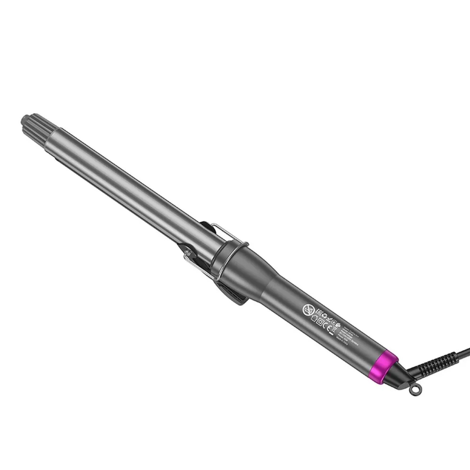 hoco. Lockenstab mit Display 120°C - 220°C - ergonomischer Lockenwickler in Grau