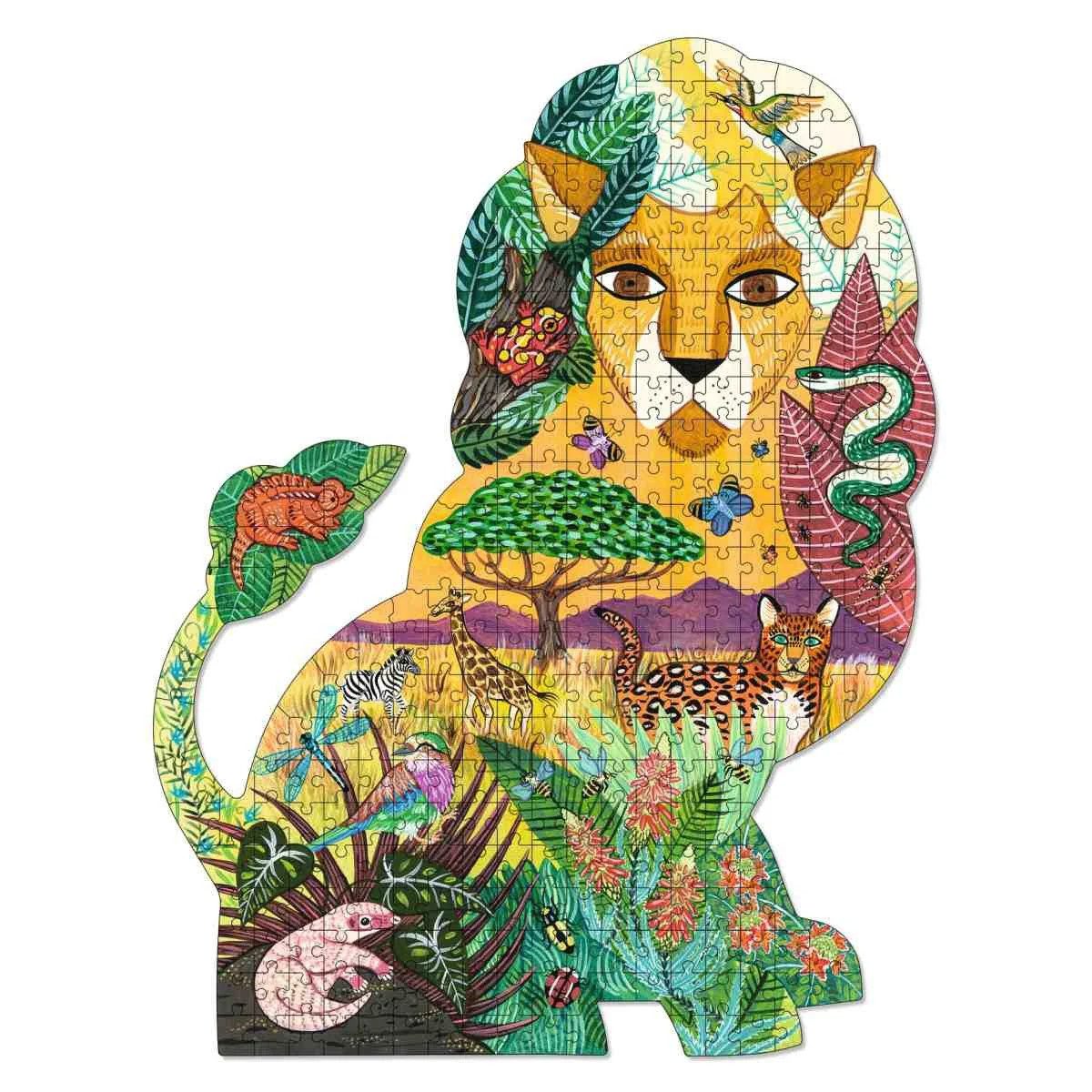 Konturenpuzzle Puzz'Art Löwe - 350 Teile