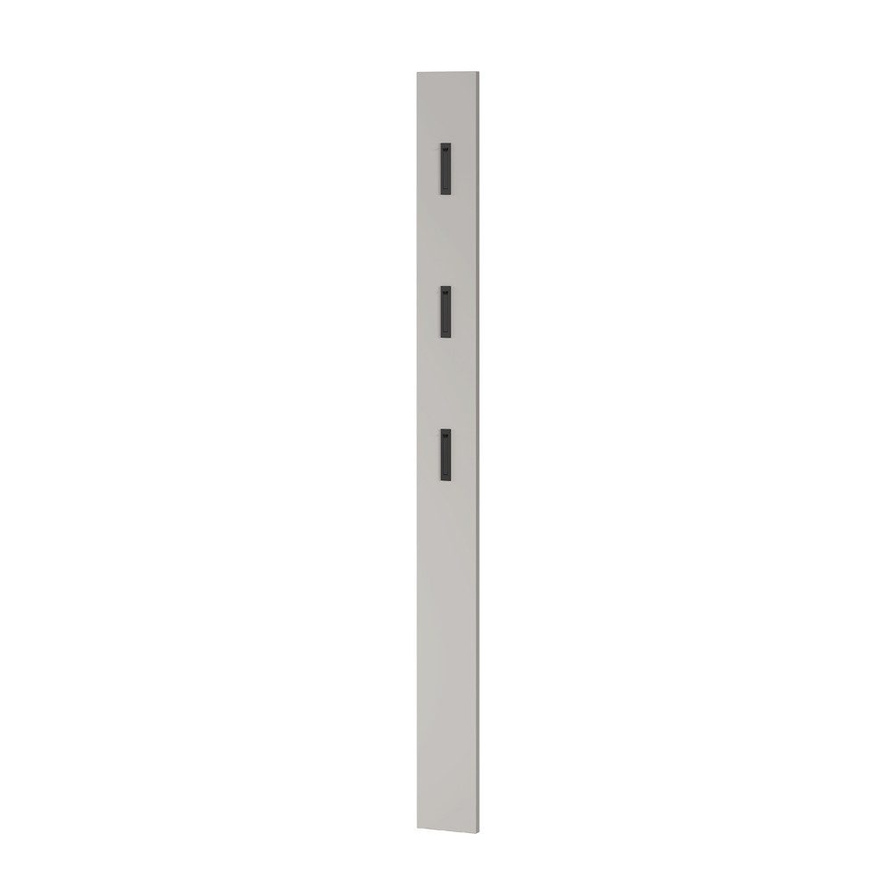 Lomadox Garderobenpaneel UTRERA-01, mit Klapphaken in Kaschmir, B/H/T: ca. 15/170/3 cm