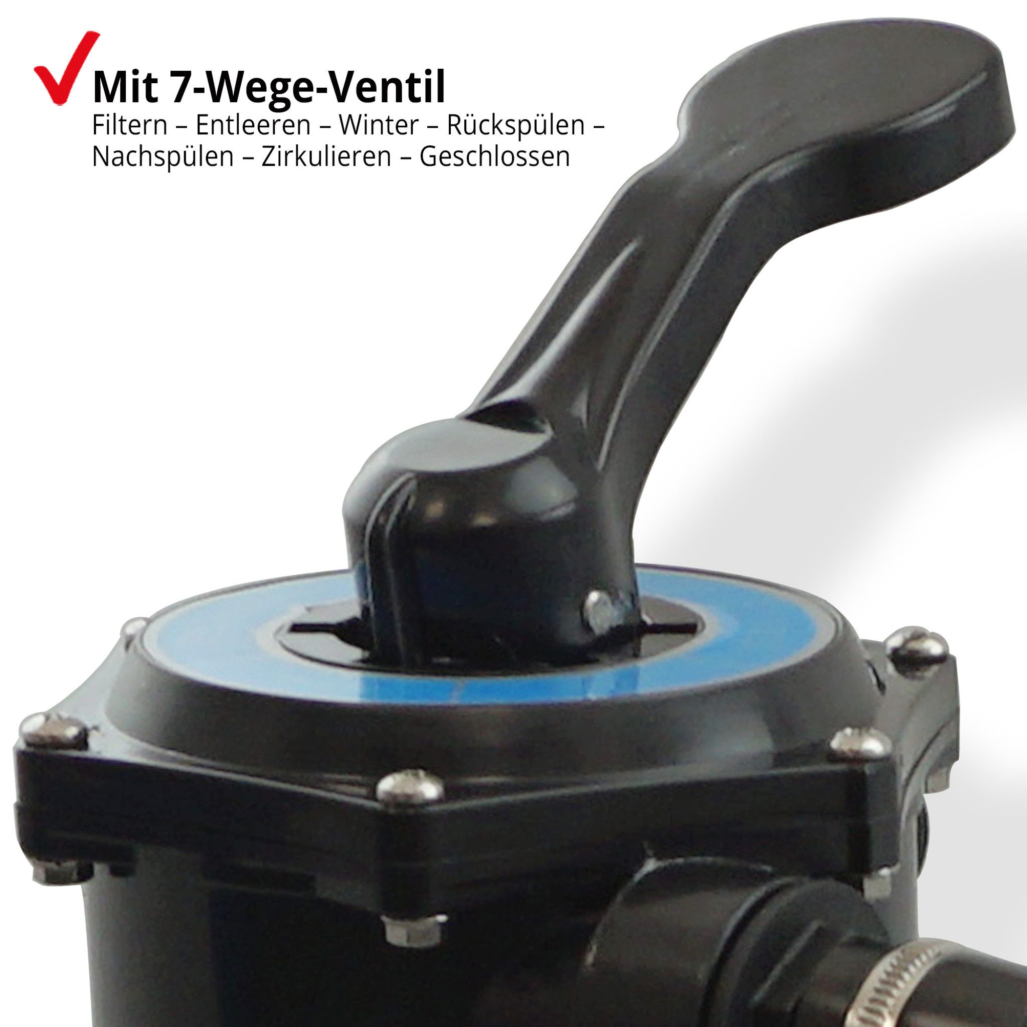 Hecht Sandfilteranlage 12 kg Sandkapazität, 200W, günstig online kaufen