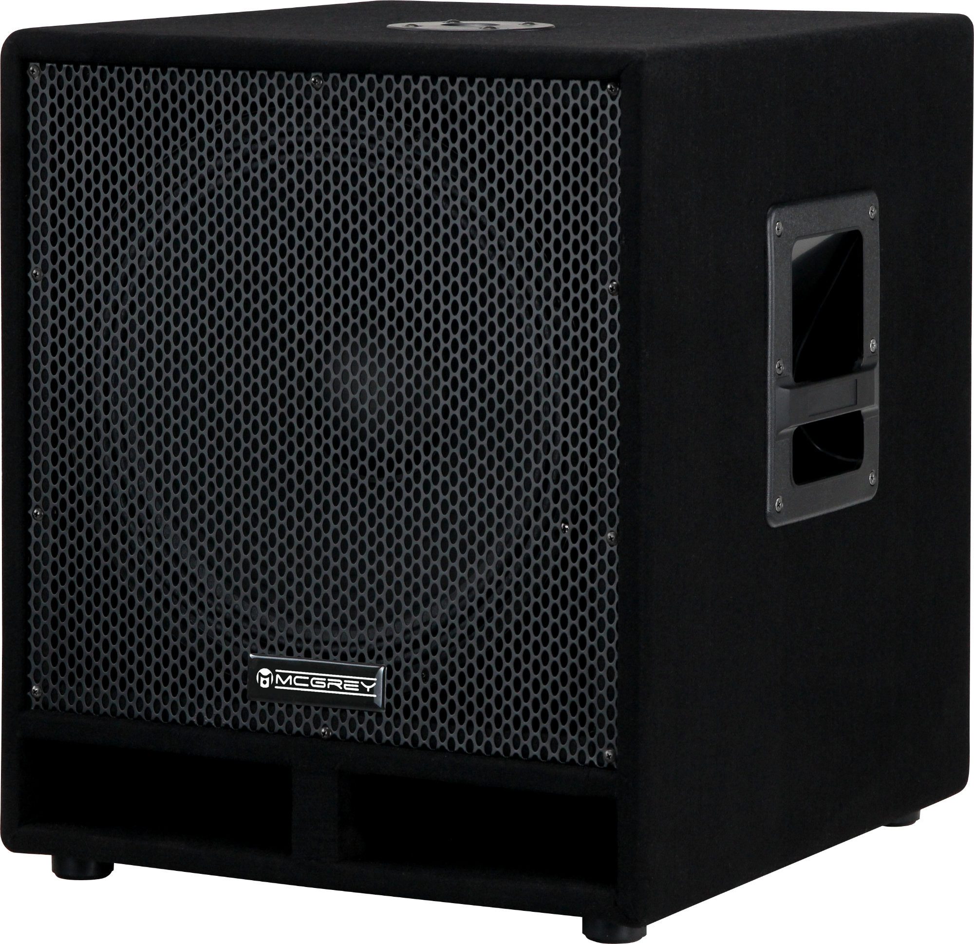 McGrey PAS-115 15" (38 cm) passives Subwoofer - Bassreflex-Kanäle Subwoofer (N/A, 300 W, SPK-Anschluss In/Out)