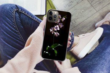 MuchoWow Handyhülle Orchidee - Blume - Rosa, Handyhülle Apple iPhone 13 Pro, Smartphone-Bumper, Print, Handy
