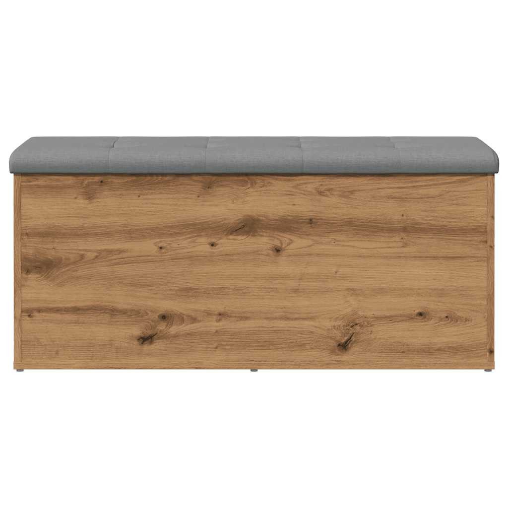 vidaXL Schuhbank 102 x 42 x 45 cm Sitzbank mit Stauraum in Artisan-Eiche 102x42x45 cm f