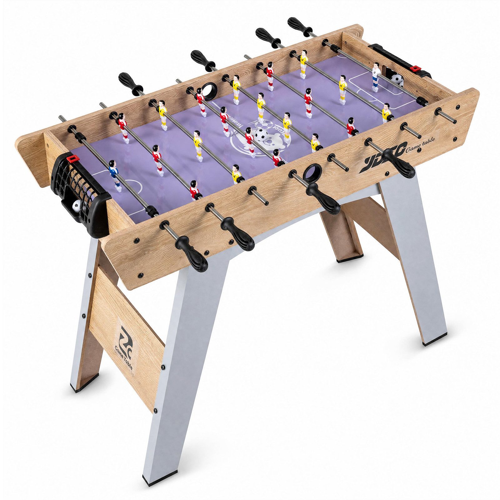 KOMFOTTEU Spieltisch Tischfußball, mit 22 Spieler, 4 Bällen