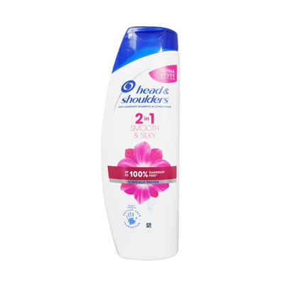 Head and Shoulders Leave-in Pflege Smooth Silky Anti-Schuppen Shampoo & Spülung 400Ml