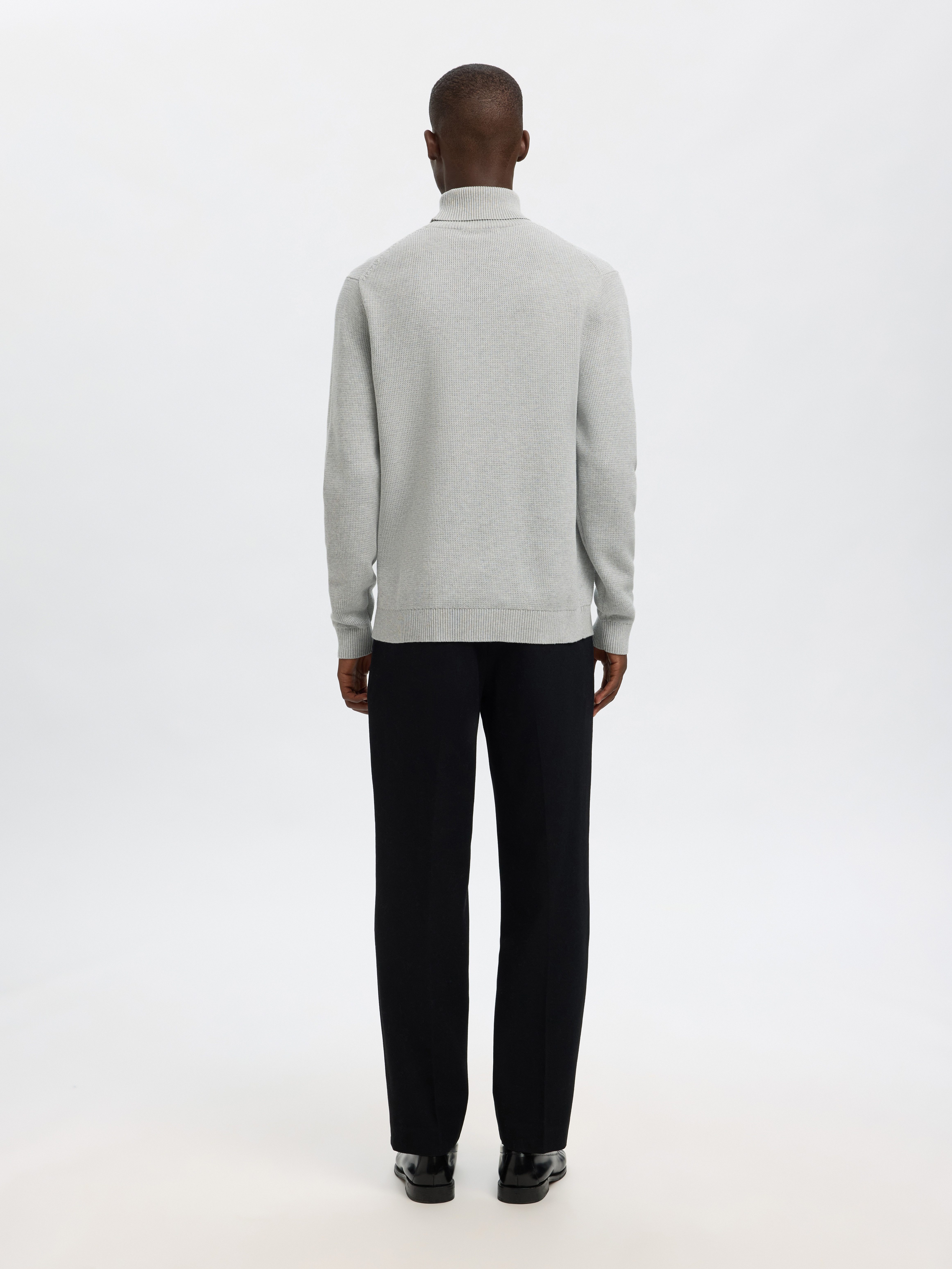Selected Rollkragenpullover SLHDANE LS KNIT STRUCTURE ROLL NECK NOOS