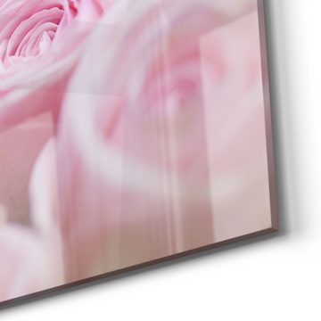 DEQORI Magnettafel 'Zarte Rosenblüten', Whiteboard Pinnwand beschreibbar