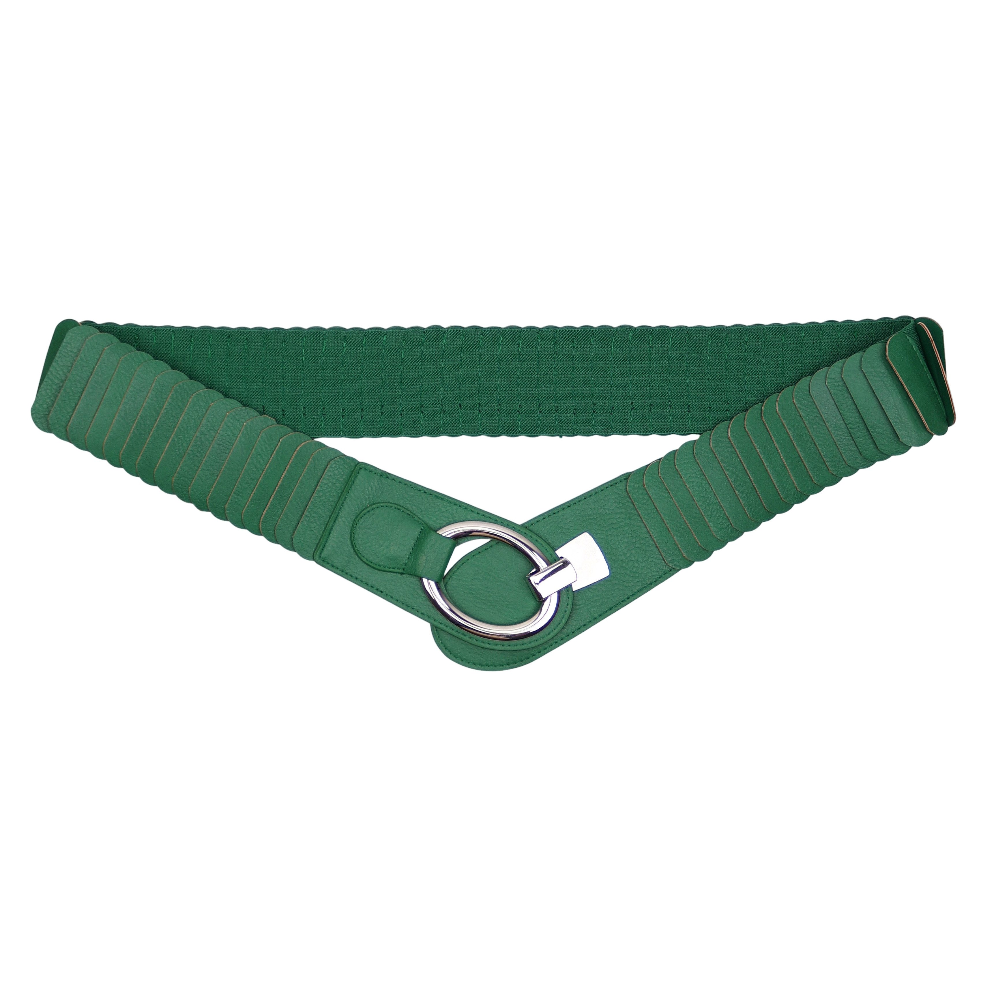 MIRROSI Taillengürtel Unifarbe breit 6cm XXL für Taillenumfang 100 bis ca. 140cm, ONESIZE (Angenehmes Tragesgefühl) Breiter Stretch Gürtel