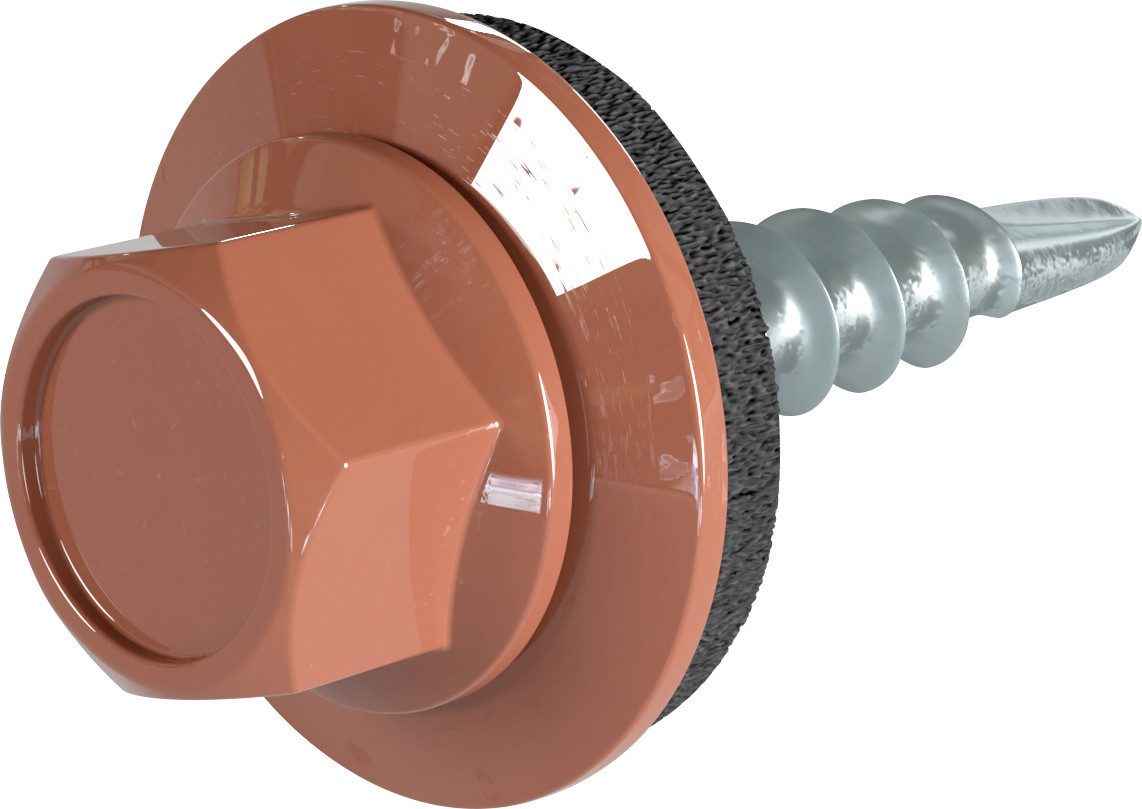 WECKMAN Blechschraube Weckman Bohrschrauben 4,8 x 20 mm sechskant - 100