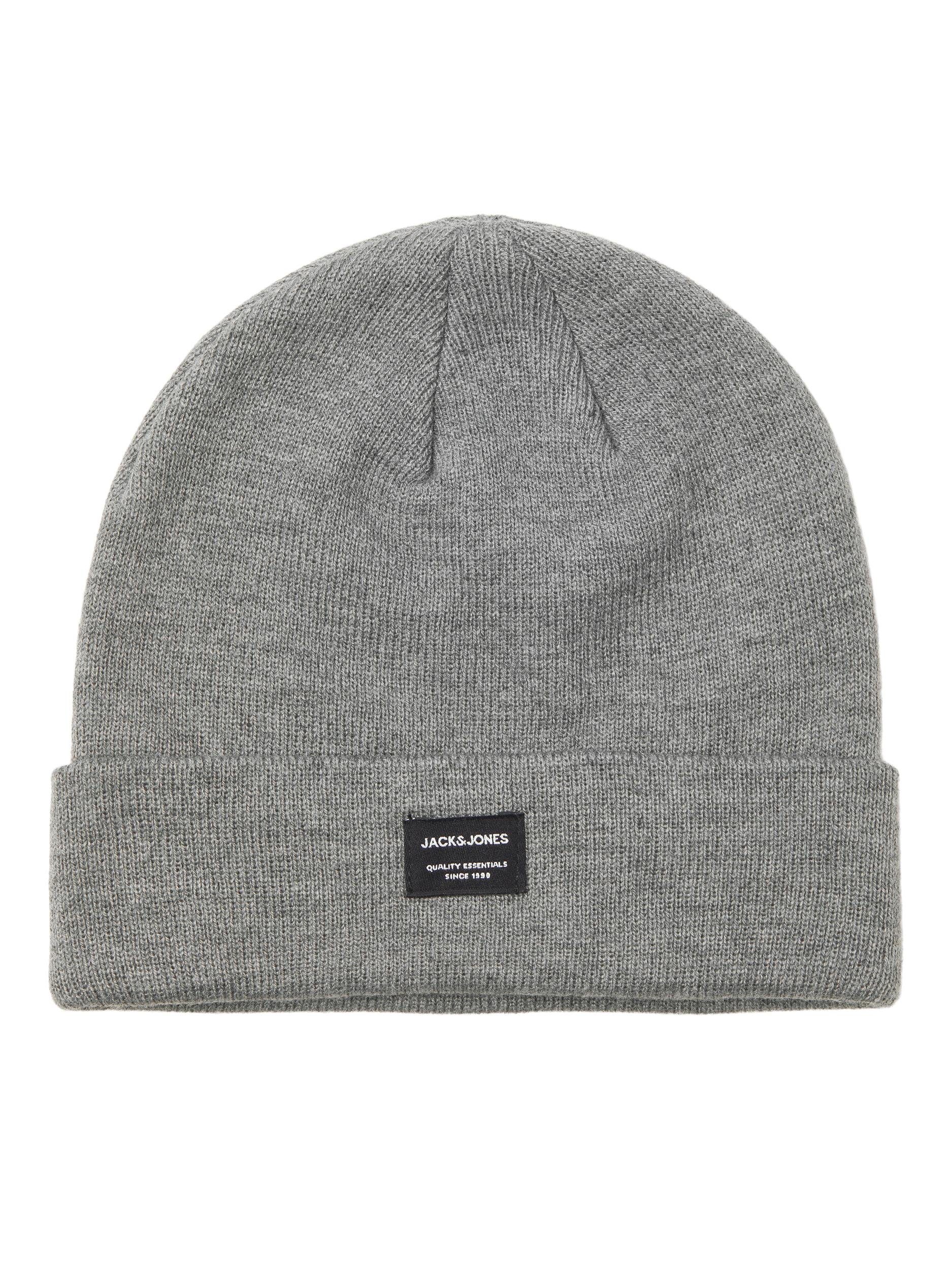 Jack & Jones Strickmütze JACDNA BEANIE NOOS Kunstfaser, Rippenstrick
