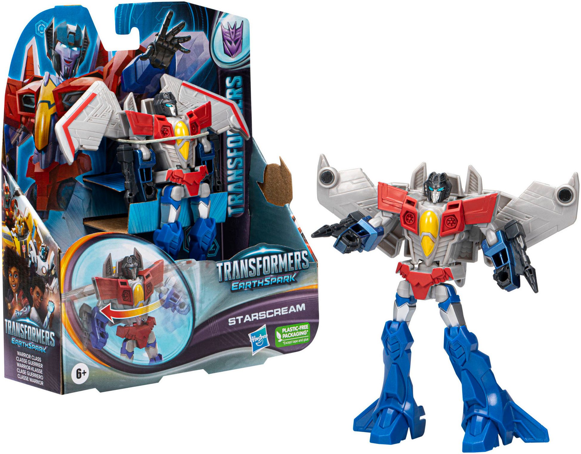 Hasbro Actionfigur Transformers EarthSpark, Warrior Starscream