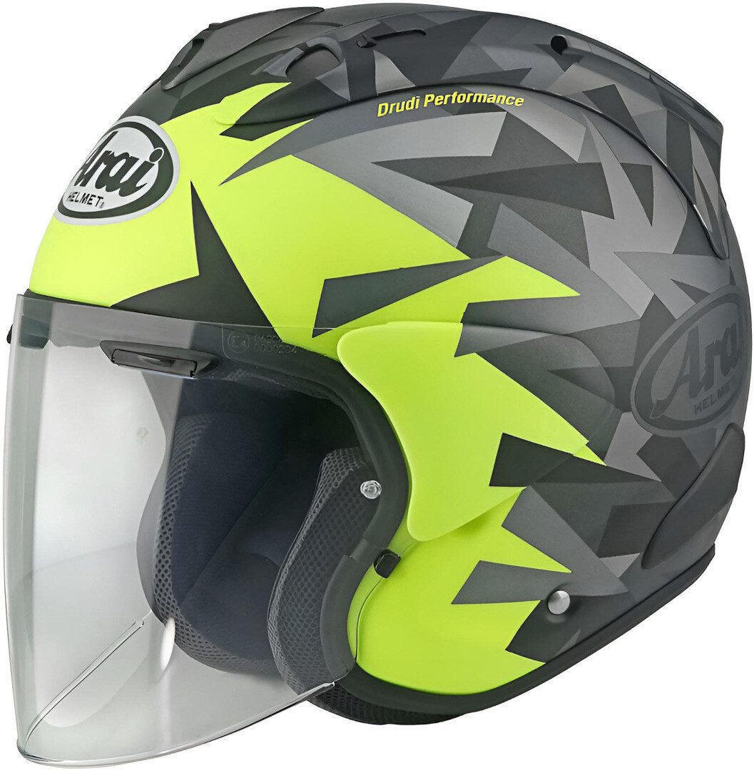 Arai Motorradhelm SZ-R EVO Mimesis Jethelm, Wasserdicht Visier