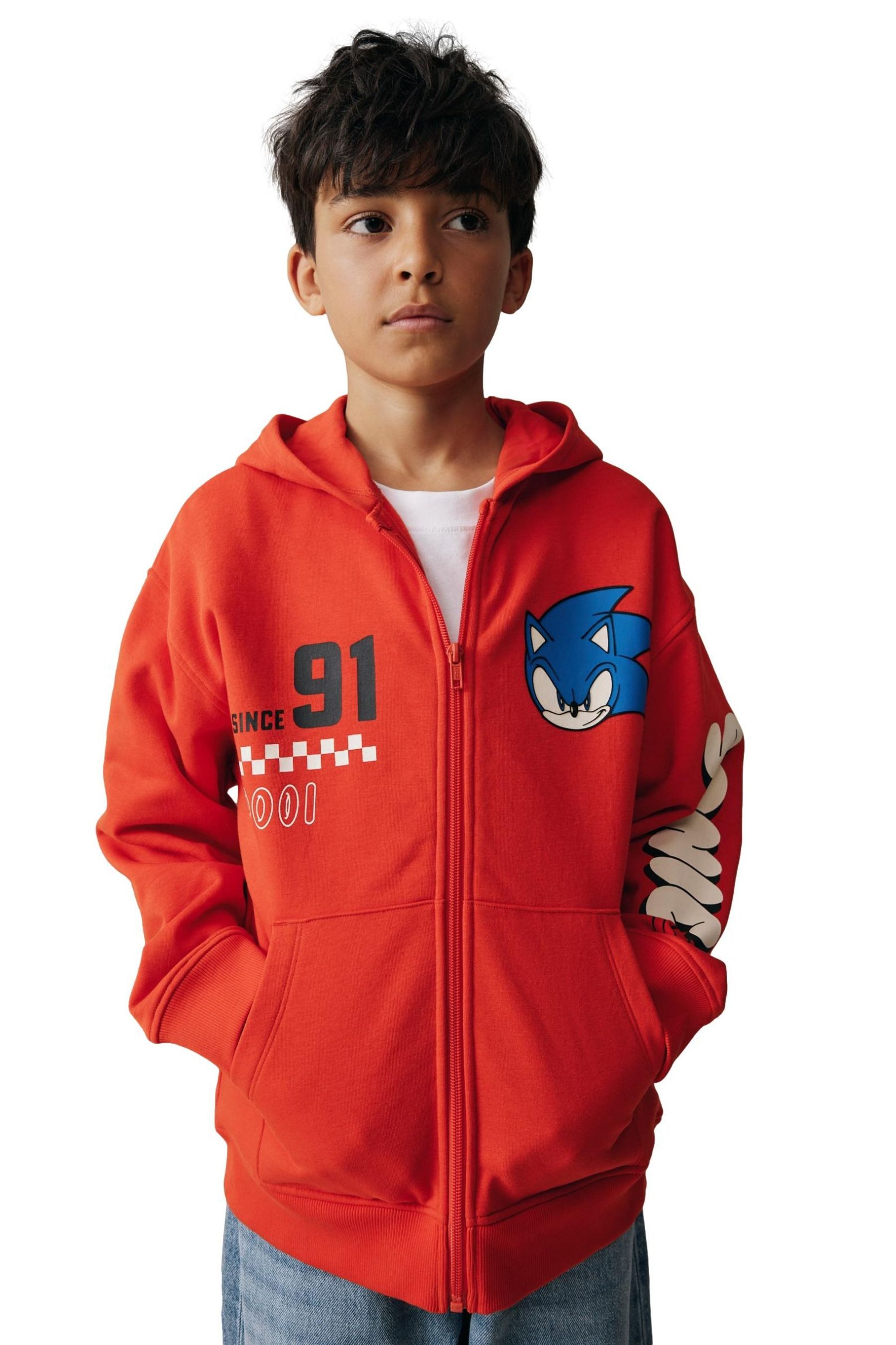 Next Kapuzenpullover Kapuzenjacke mit Reißverschluss, Sonic (1-tlg)