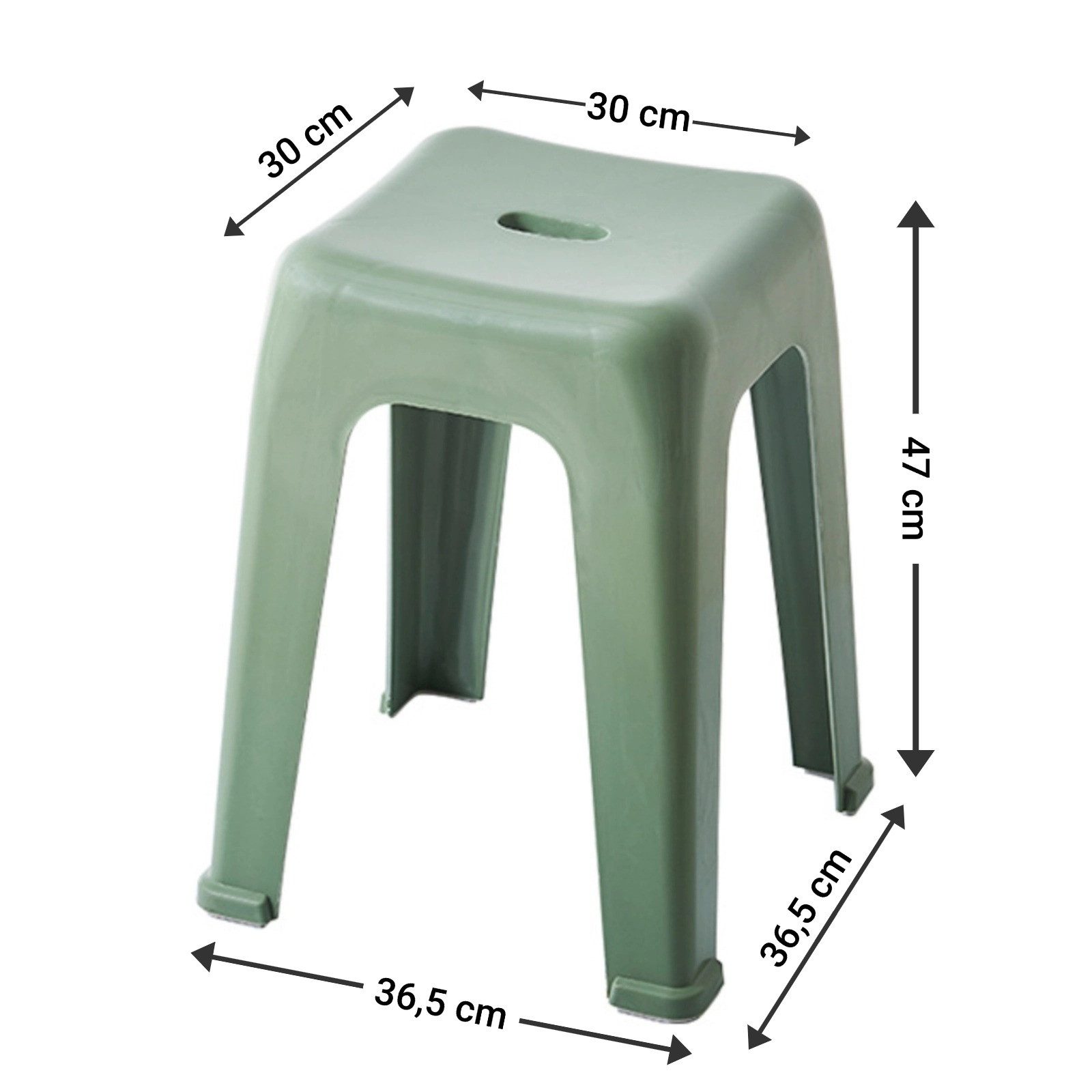 WITEN&NOCK Badhocker Duschhocker Sitzhocker Dusche Wohnzimmer günstig online kaufen