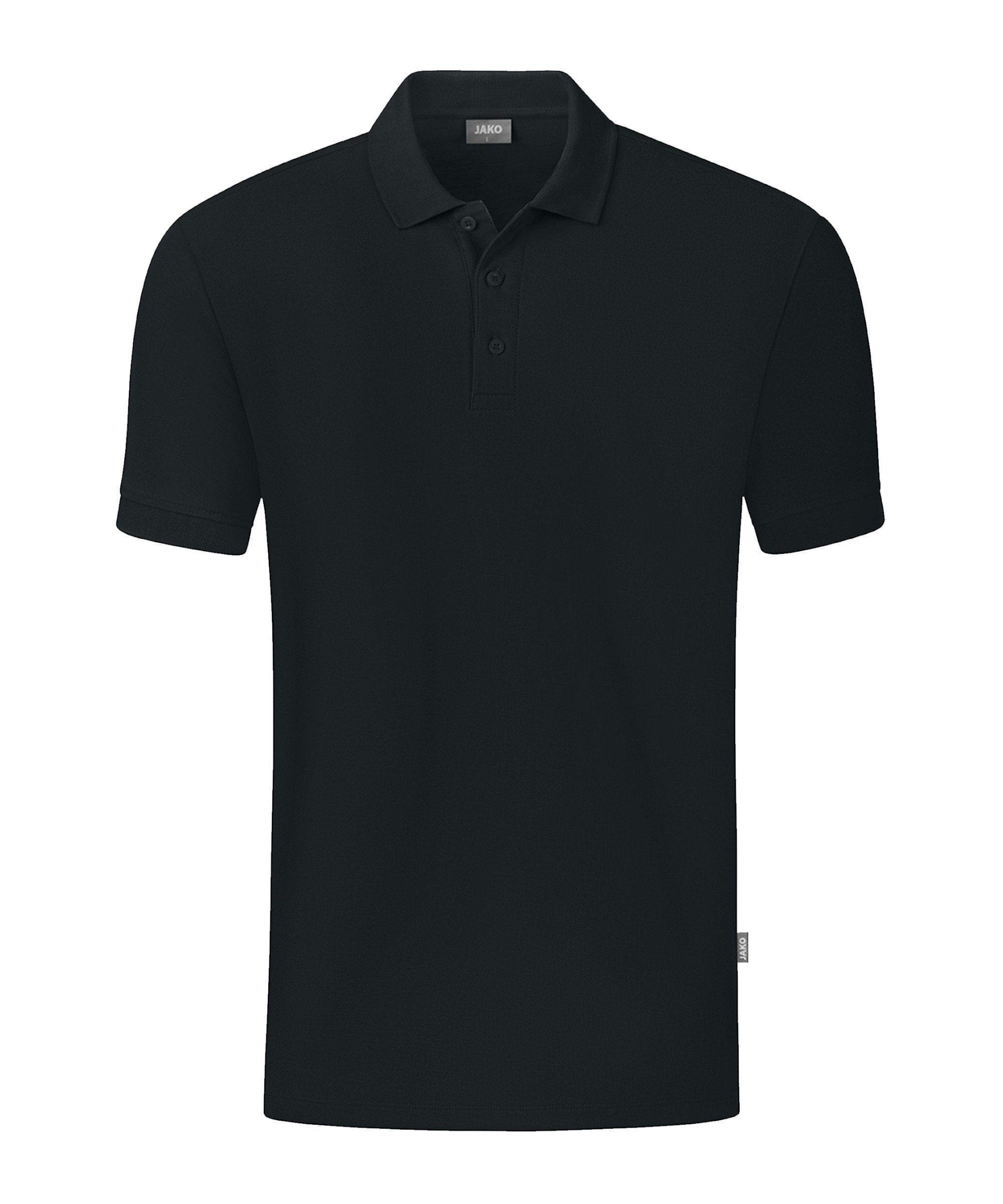 Jako T-Shirt Polo schwarz Organic Produkt Nachhaltiges Shirt