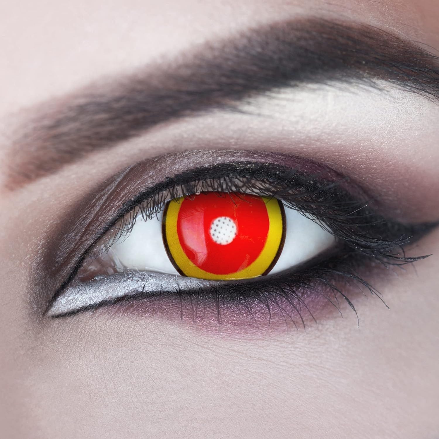 MeralenS Motivlinsen Farbige 'Rengoku' Manga Fun Linsen 1 Paar. Halloween & Cosplay