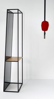 Casa Padrino Standspiegel Luxus Standspiegel mit Regal 65 x 32 x H. 17 cm - Designer Spiegel