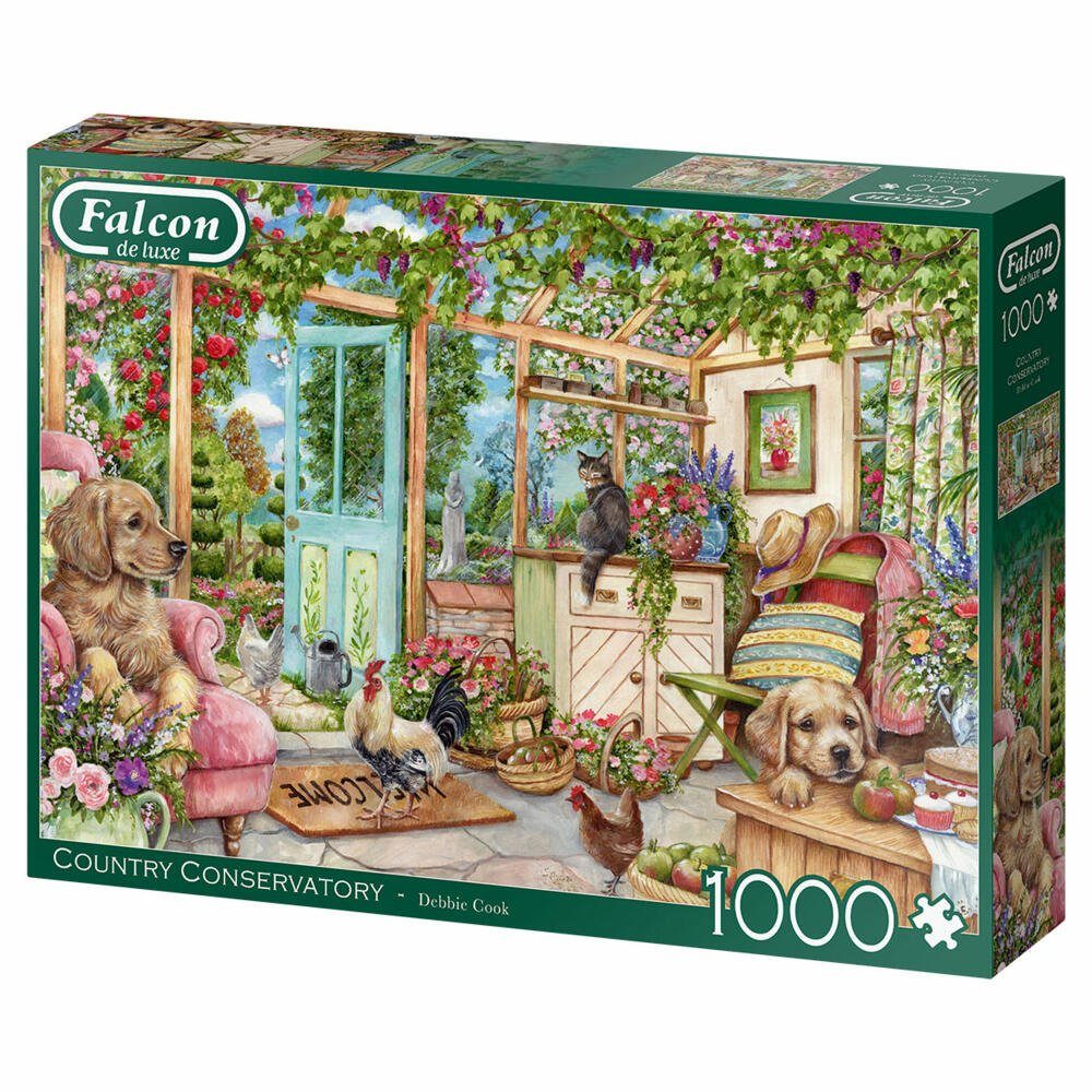 Conservatory Spiele Teile, Falcon 1000 1000 Jumbo Puzzle Country Puzzleteile