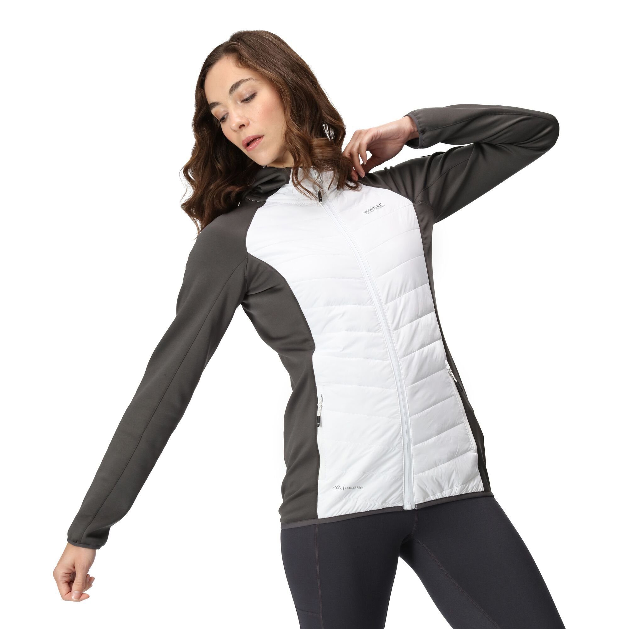 Regatta Softshelljacke atmungsaktiv für VIII White/SlGrey Damen, Andreson