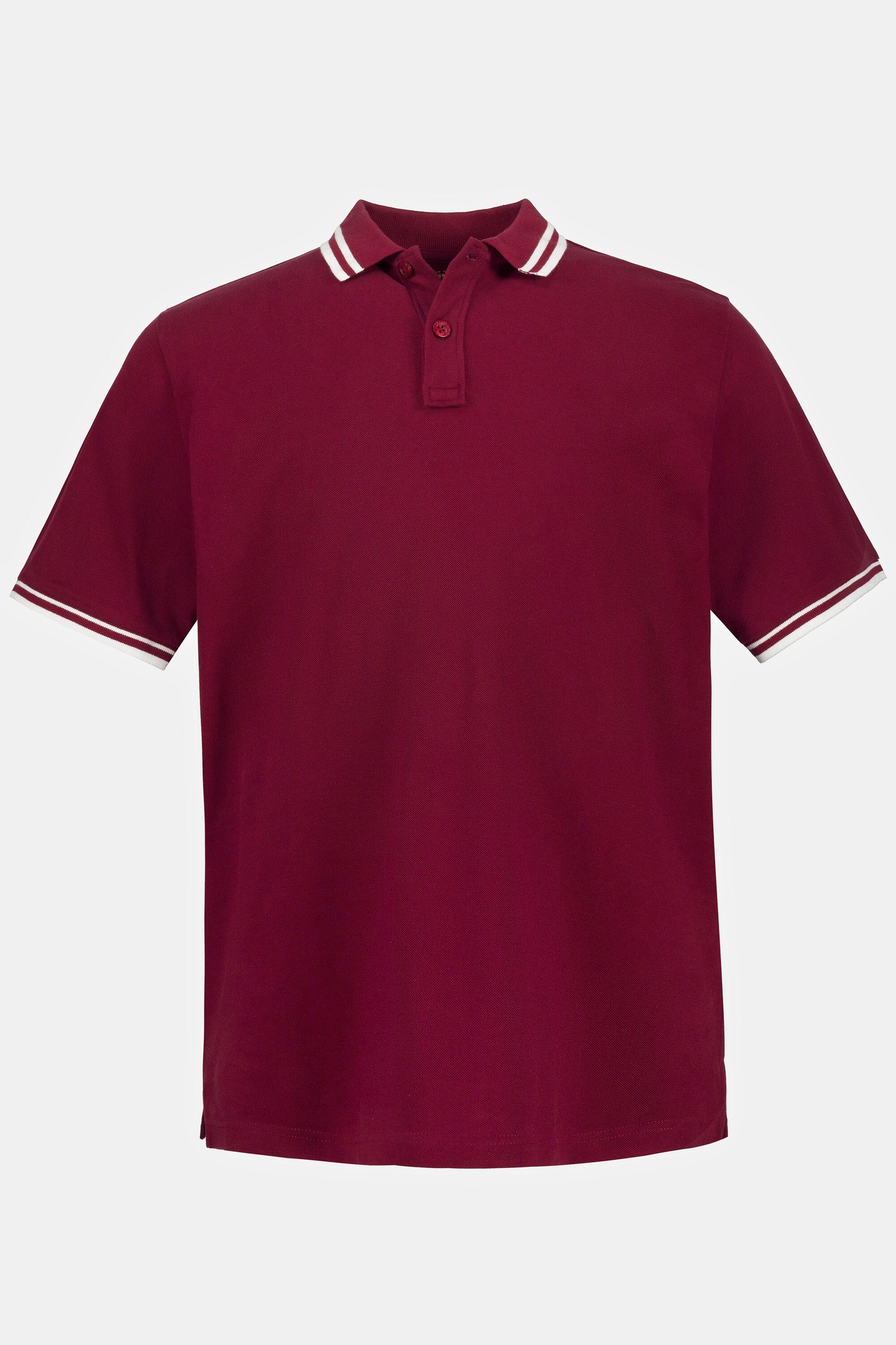 Kontrast Poloshirt Poloshirt Halbarm Piqué JP1880 Details
