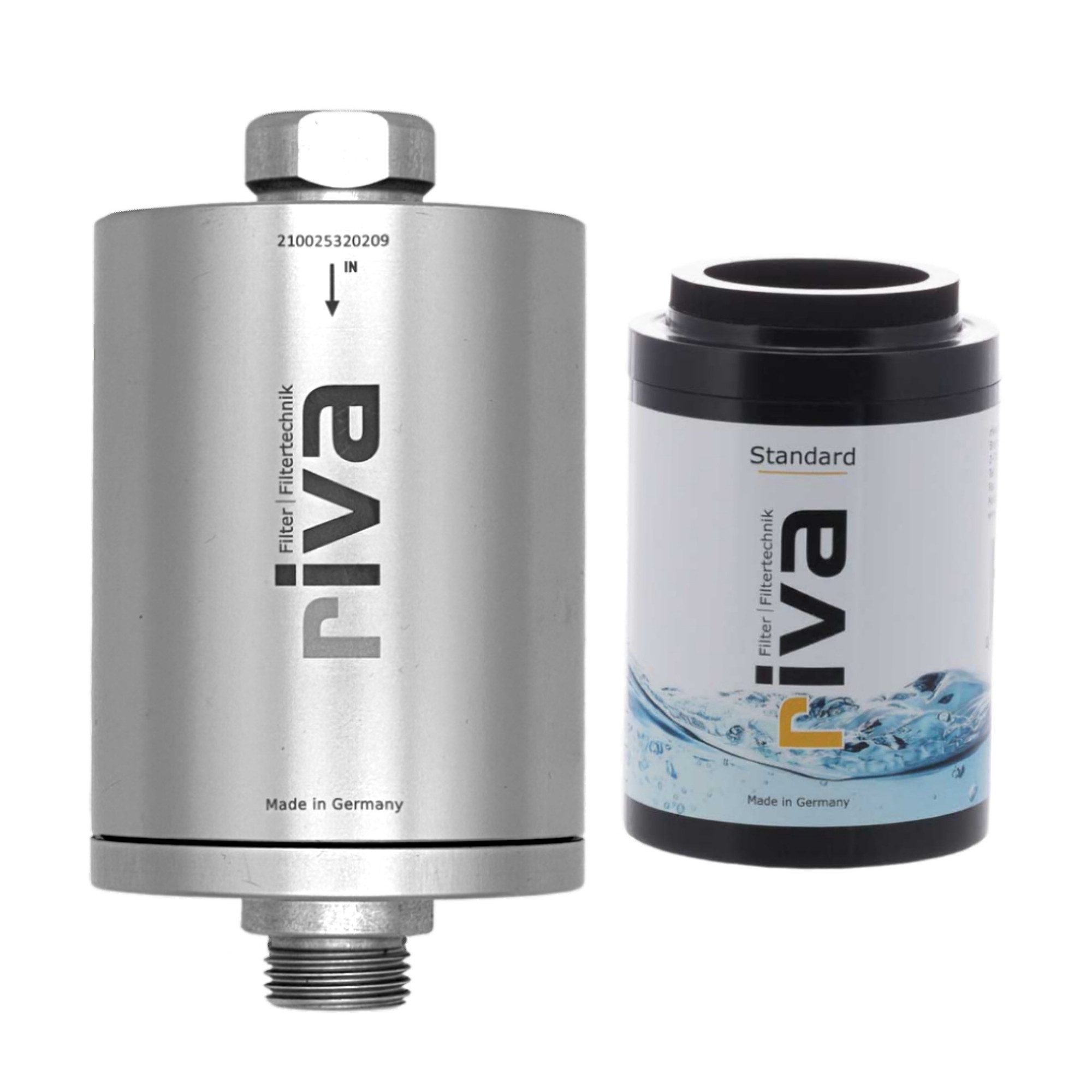 riva Wasserfiltertechnik Aktivkohlefilter Duschfilter Standard