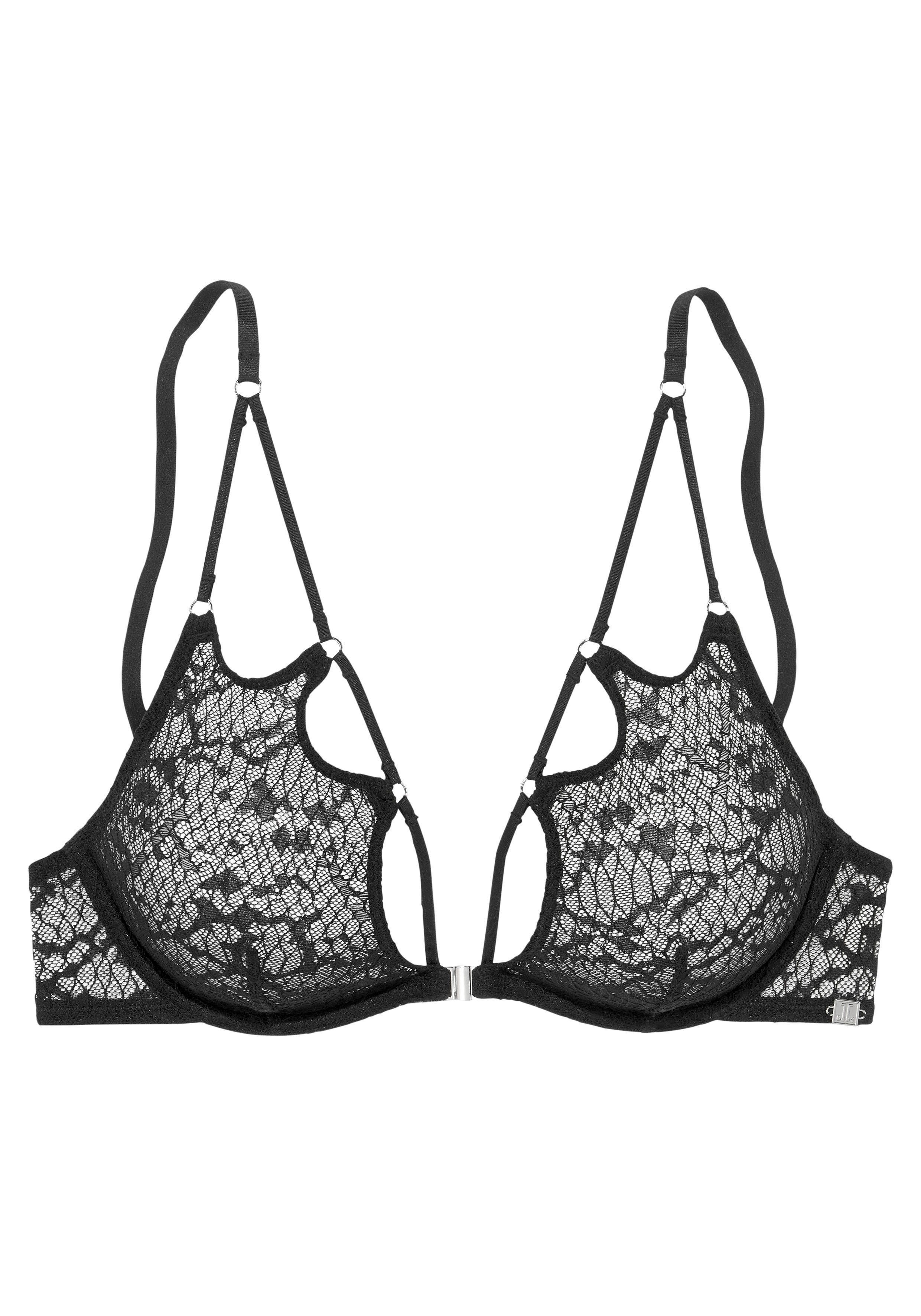 JETTE Bügel-BH aus transparentem Netzmaterial mit Bänder-Look. € 34,99