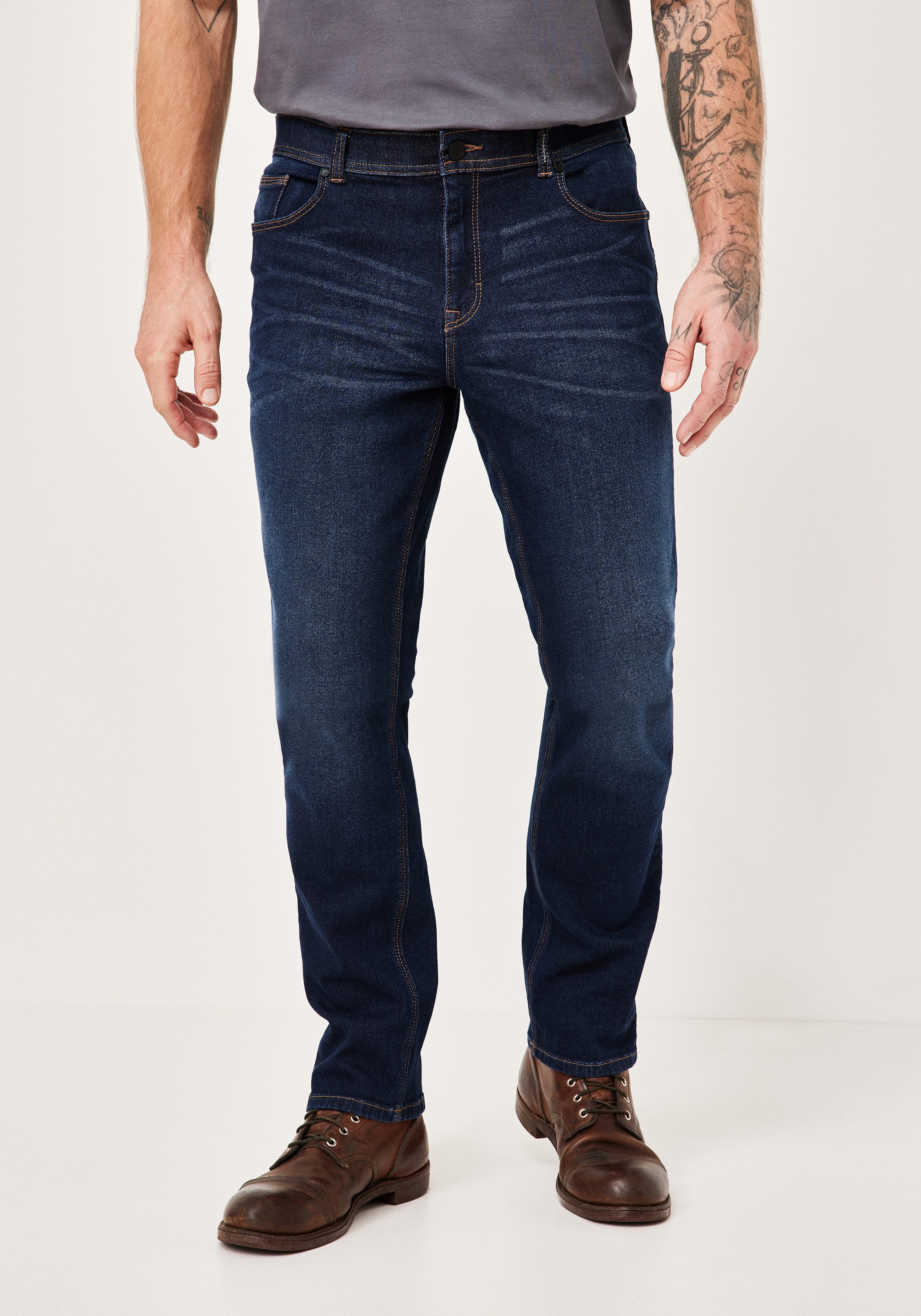 Redpoint 5-Pocket-Jeans TORONTO Regular Modern Fit Jeans mit Dehnbund günstig online kaufen