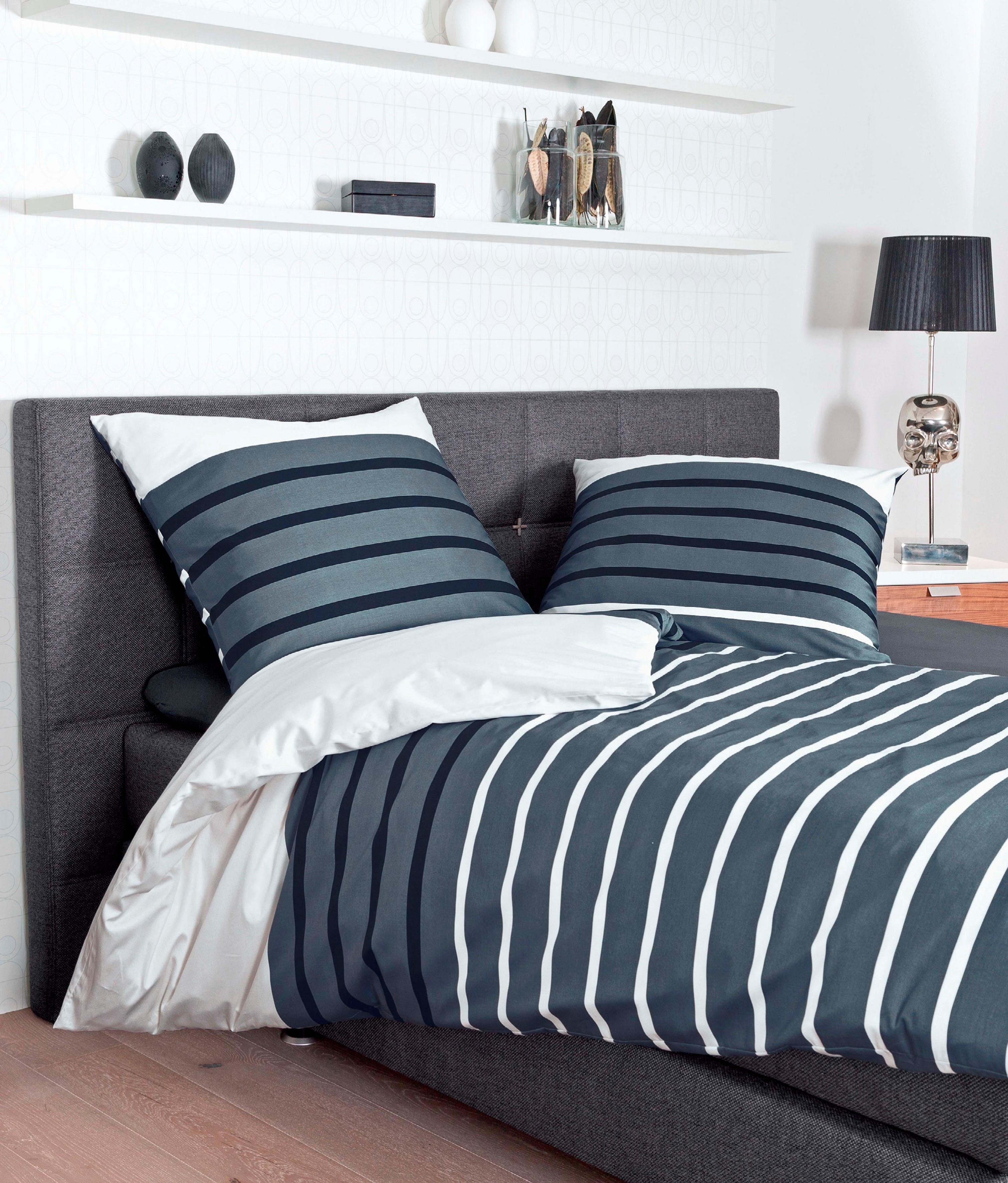 Janine Bettwäsche Mako-Satin 87017, Mako-Satin günstig online kaufen