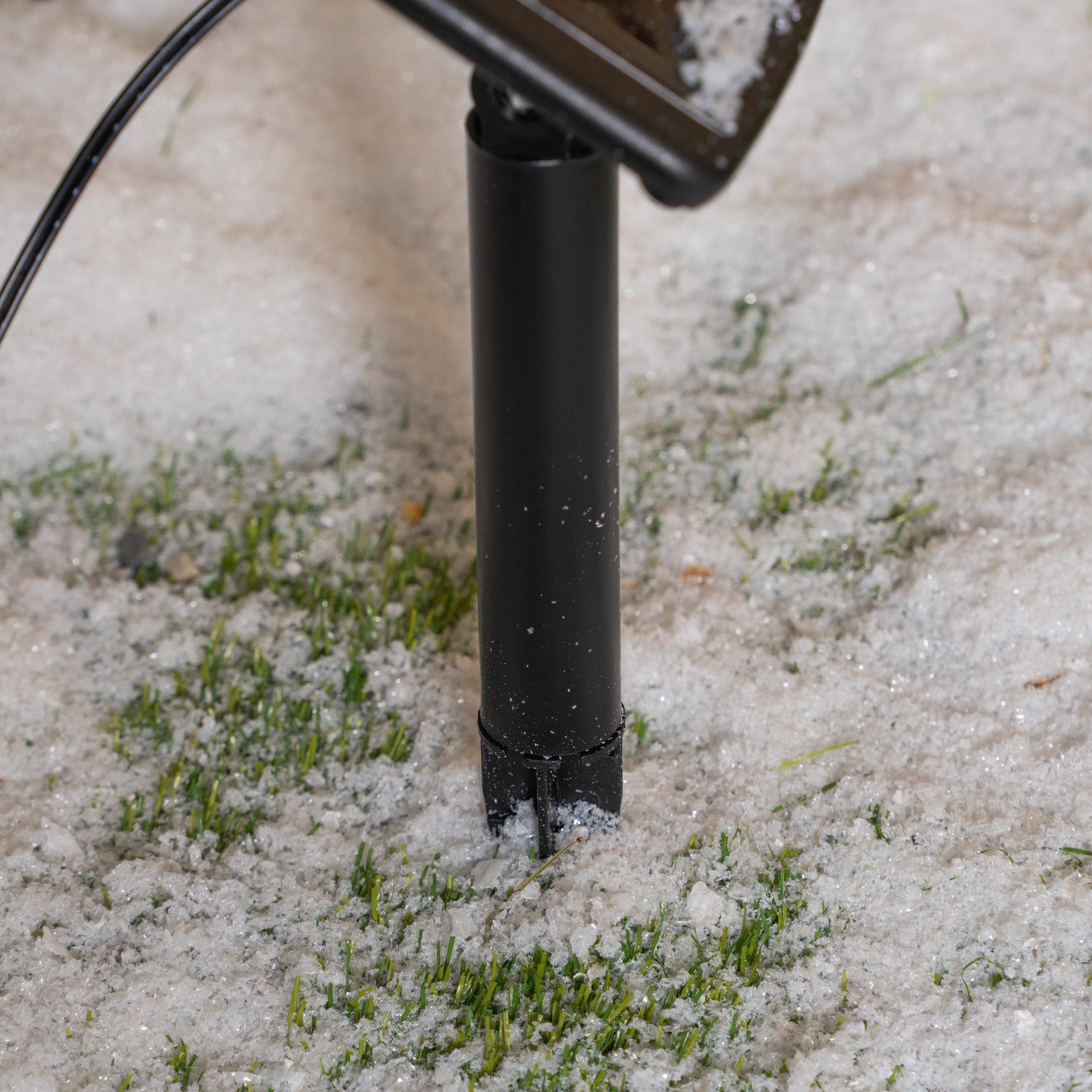 esotec LED Solarleuchte Weihnachtsstern 3 Höhen 40/60/80cm 60LEDs warmweiß Garten 103405