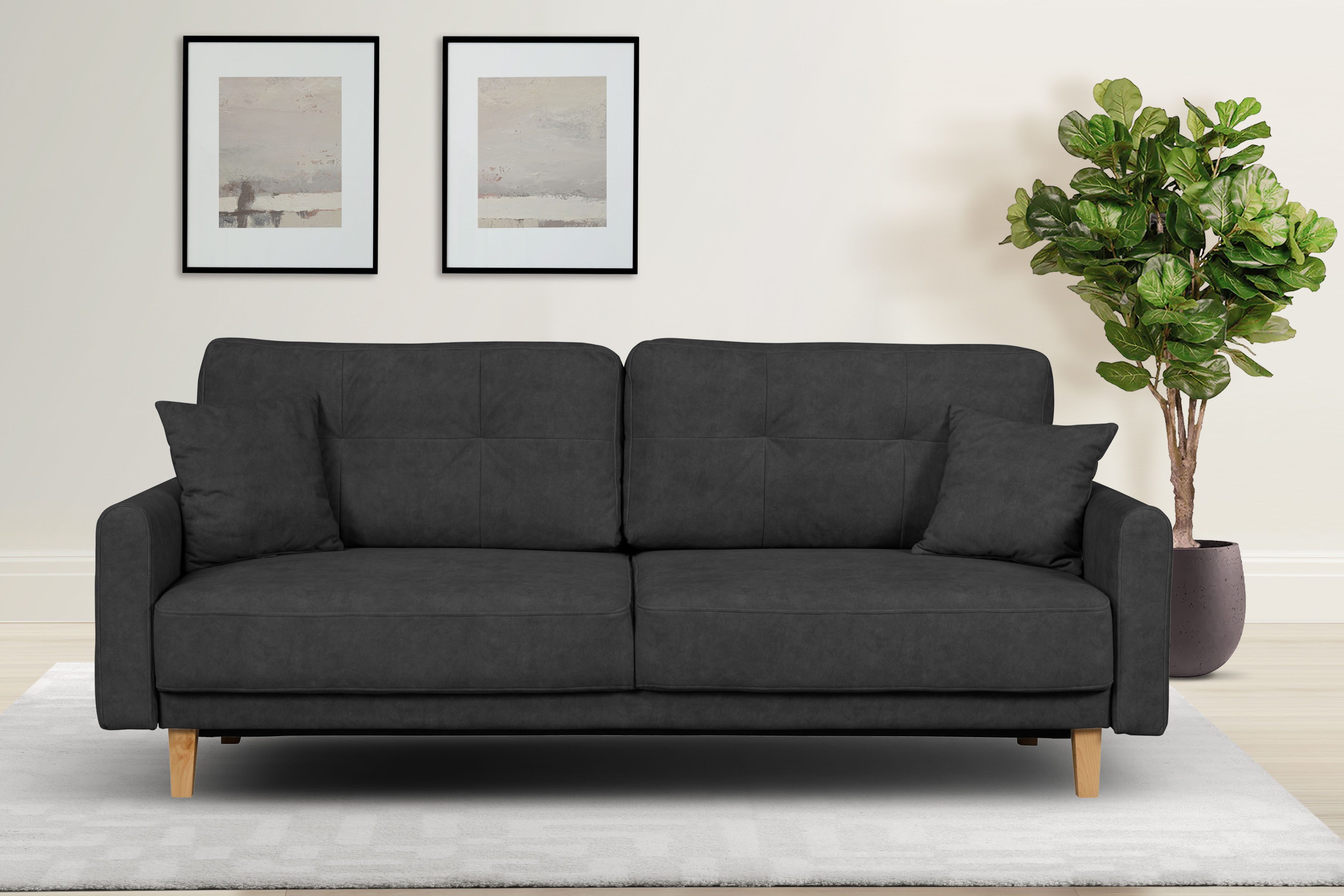 Home affaire 3-Sitzer TRIPLO optionale Schlafsofa günstig online kaufen