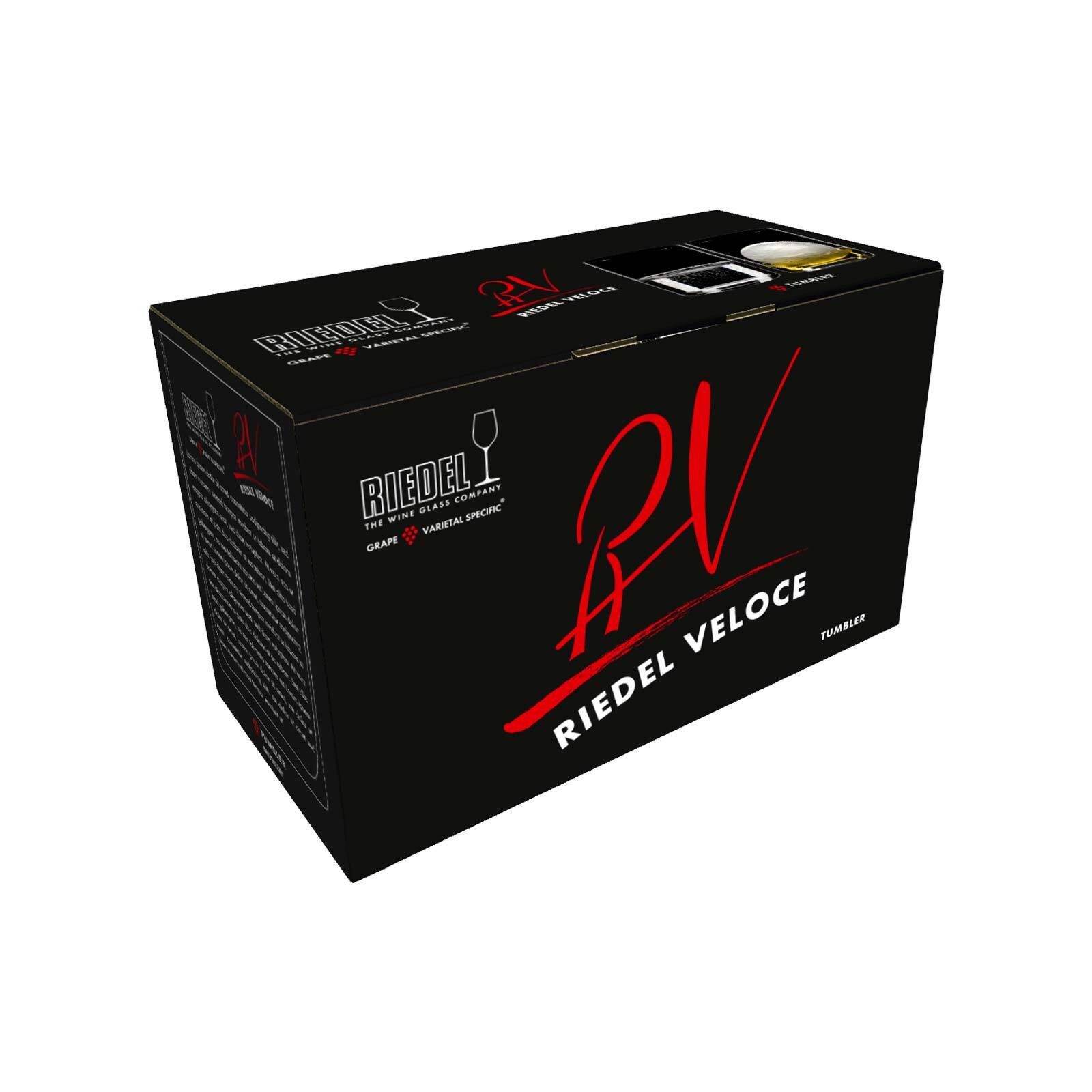 RIEDEL THE WINE GLASS COMPANY Glas Veloce Wasserbecher 430 ml 2er Set, 2-tlg., Glas