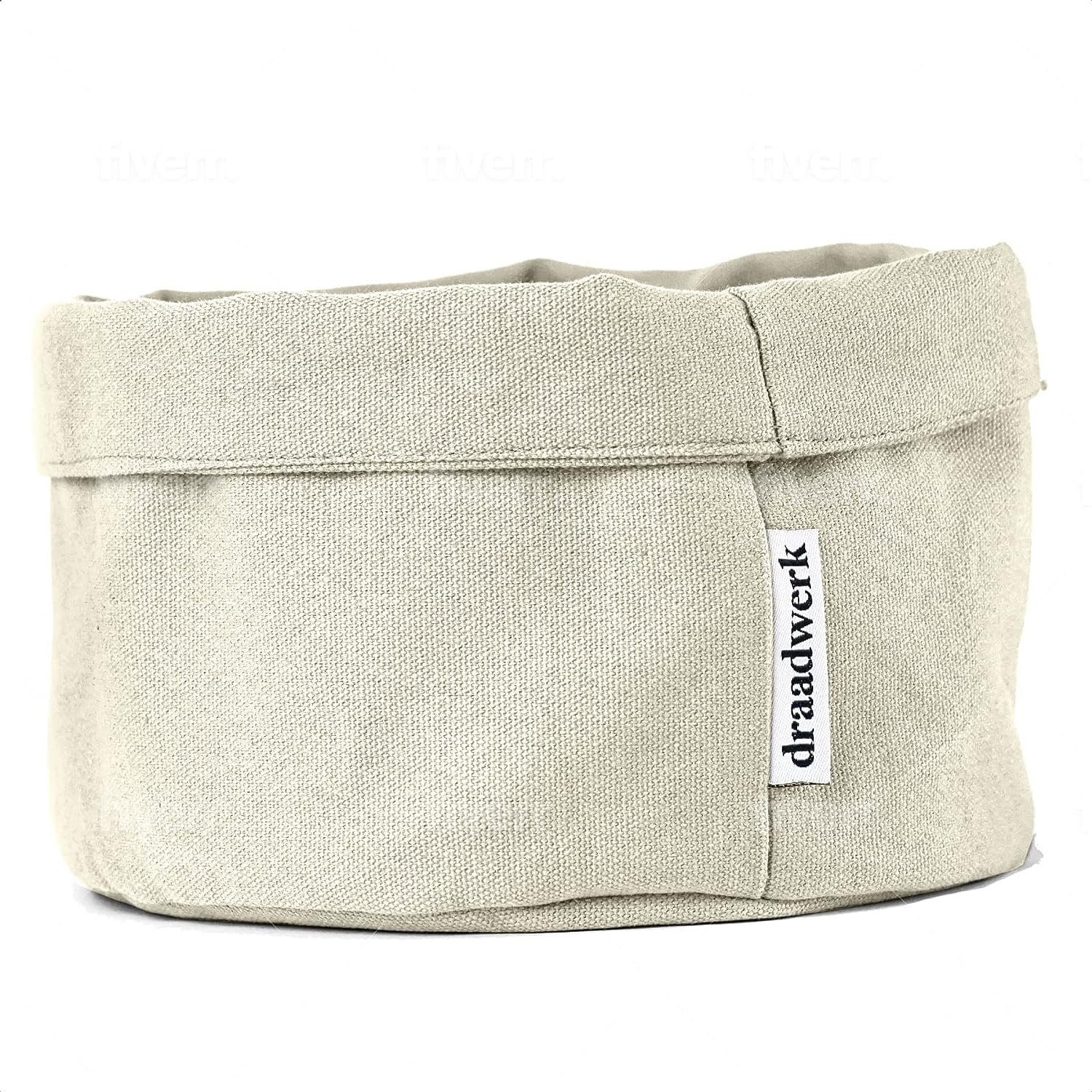 draadwerk® Brotkorb Brotkorb Stoff, Brötchenkorb, Aufbewahrungskorb, Frühstückskorb