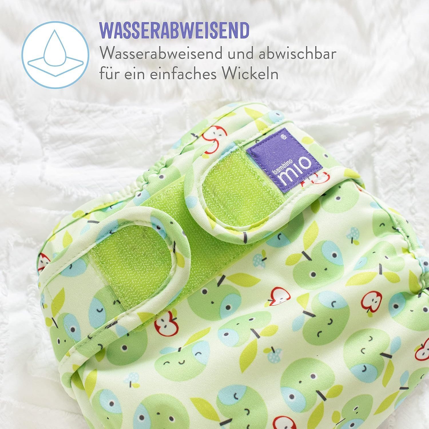 Bambino Mio Stoffwindeln 6er Pack Bambino Mio, Miosolo Stoffwindel Überhose One Size (6-St), Hautsympatisch