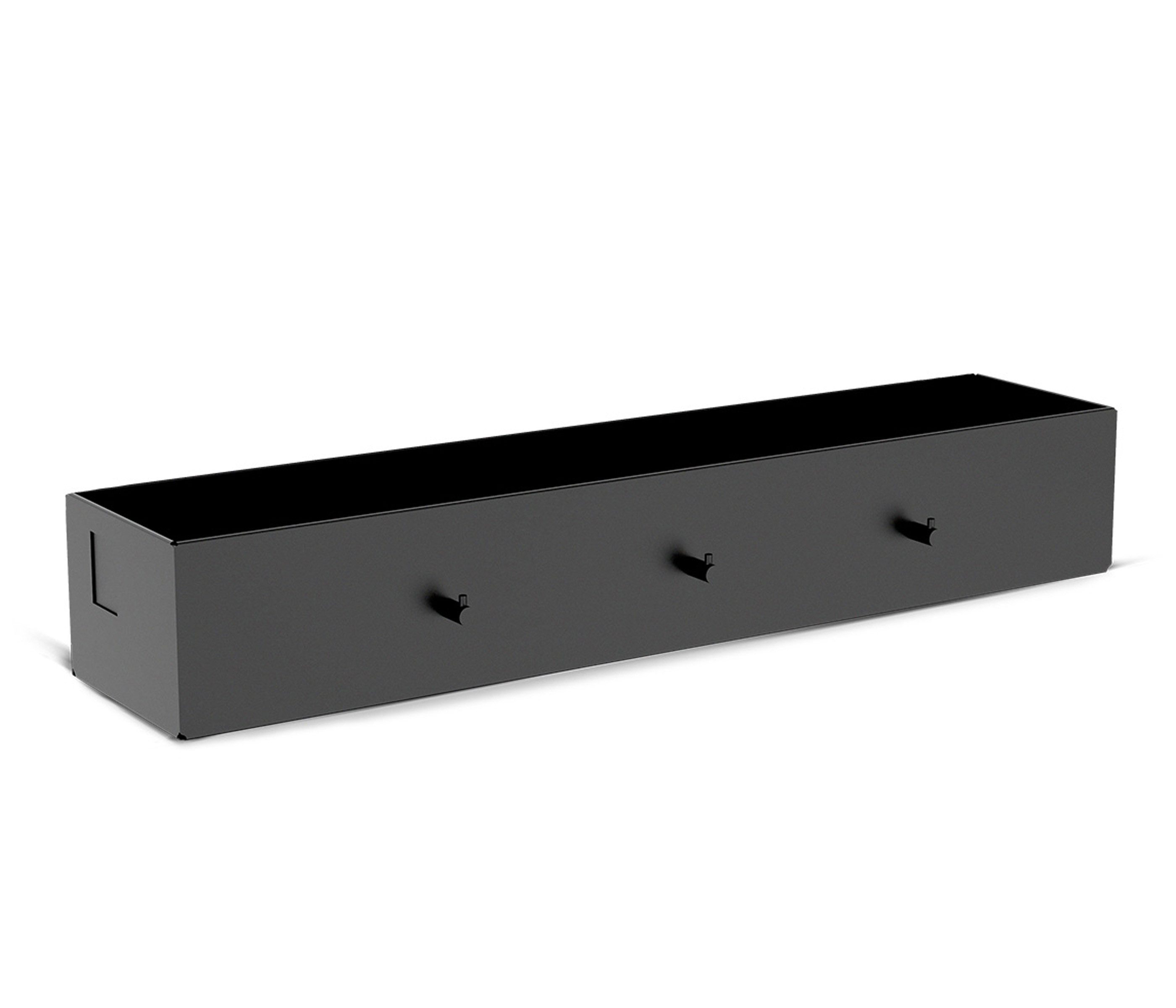 COZZE Outdoor-Küche Universalregal, 60 x 10 x 13 cm, Stahl, schwarz, für Cozze® Elements Outdoor-Küche, 900 Station & BBQ Station