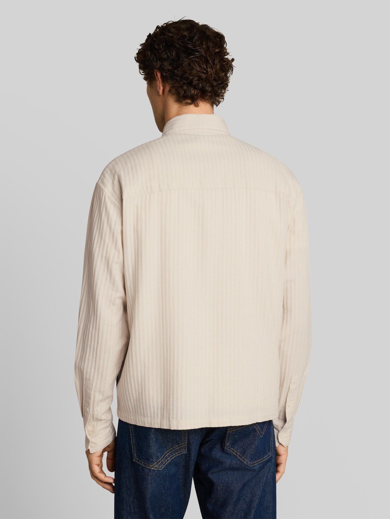 TOM TAILOR Denim Langarmhemd Blusen & Shirts Loose Fit Hemd aus Baumwolle