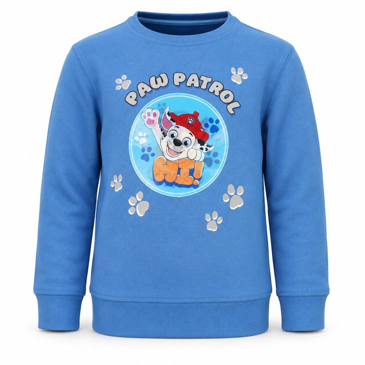 PAW PATROL Rundhalspullover Paw Patrol Kinder Jungen Pullover Sweater Wechselbild Gr. 98 bis 128