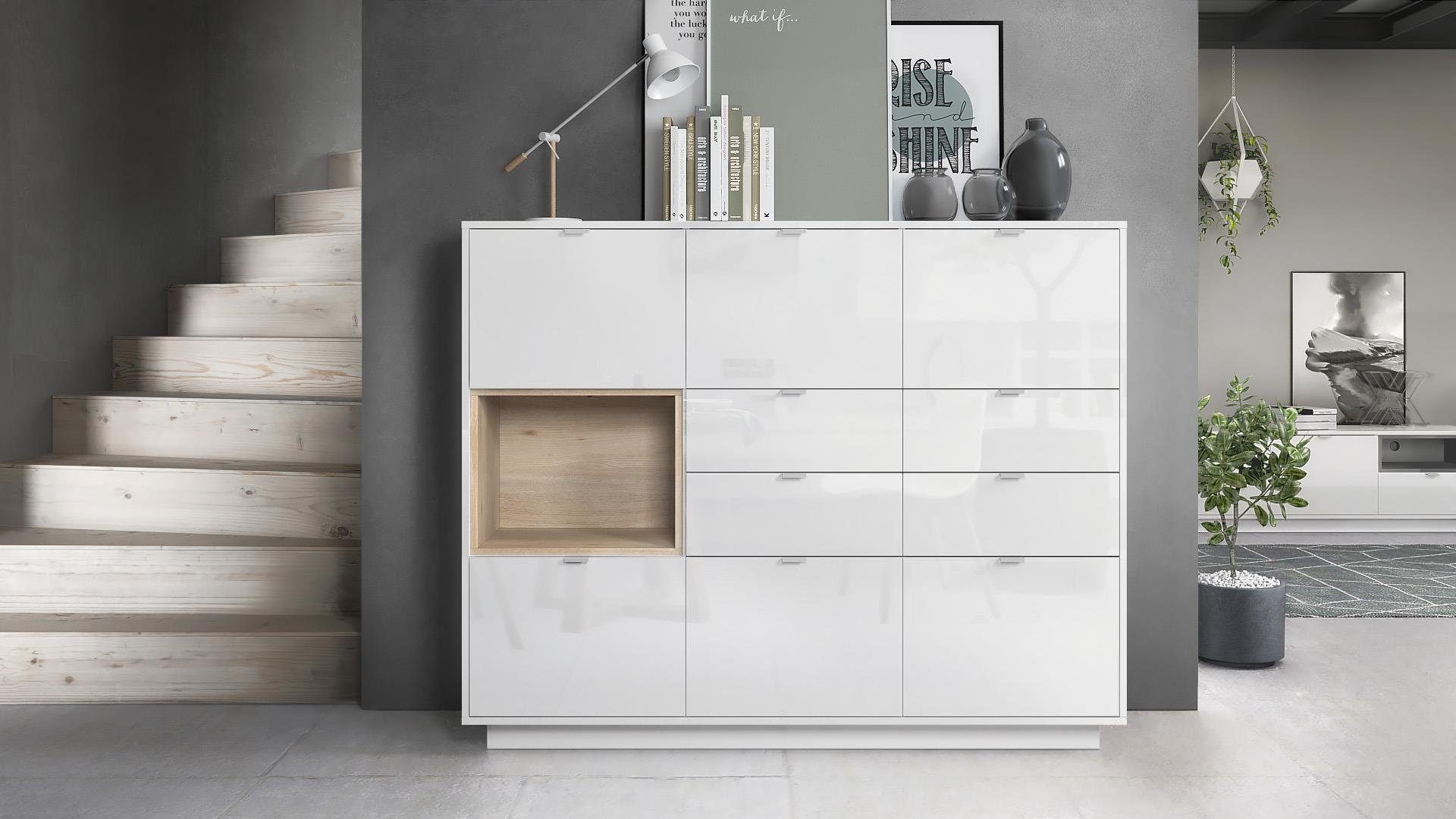 Vladon Highboard Metro V2 (Highboard, mit günstig online kaufen