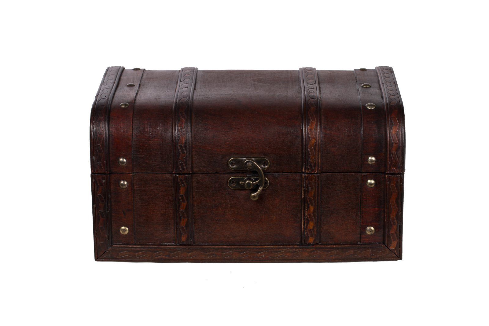 BIRENDY Dekoobjekt Truhe HD 86002-S Kiste Geschenkbox Kiste Holztruhe 30cm günstig online kaufen