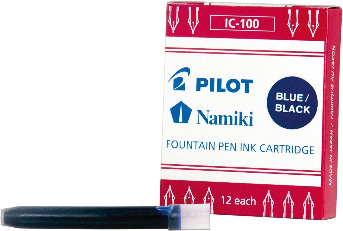 Pilot Pen Füllhalter Füllhalterpatrone IC-100 VE=12 Stück blauschwarz