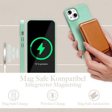 Nalia Smartphone-Hülle Apple iPhone 14, Nachhaltige Bio Hülle / MagSafe Funktion / Ökologisch / ohne Plastik