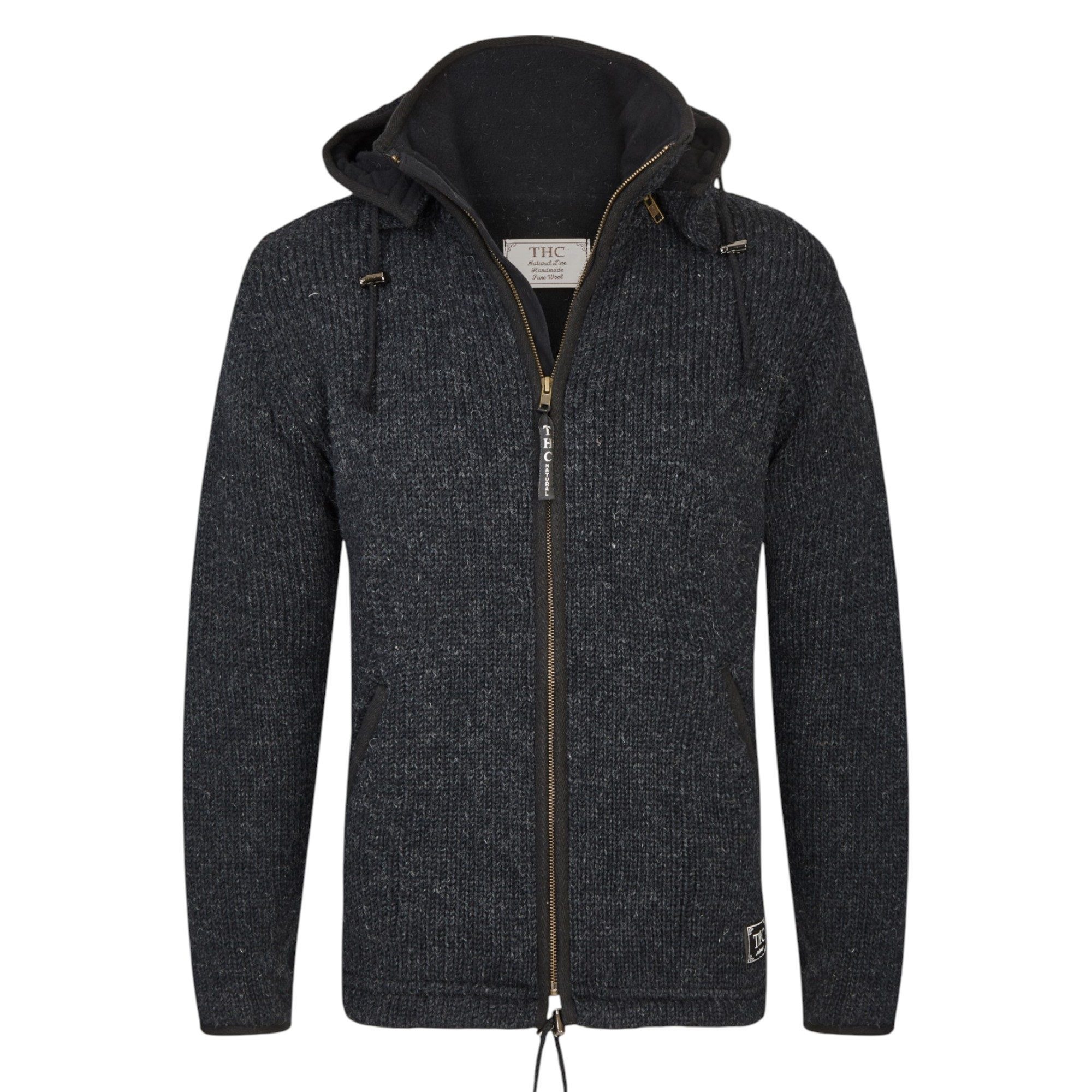 THC Natural Line Strickjacke THC Schafwollstrickjacke anthrazit 509 (1 Stüc günstig online kaufen