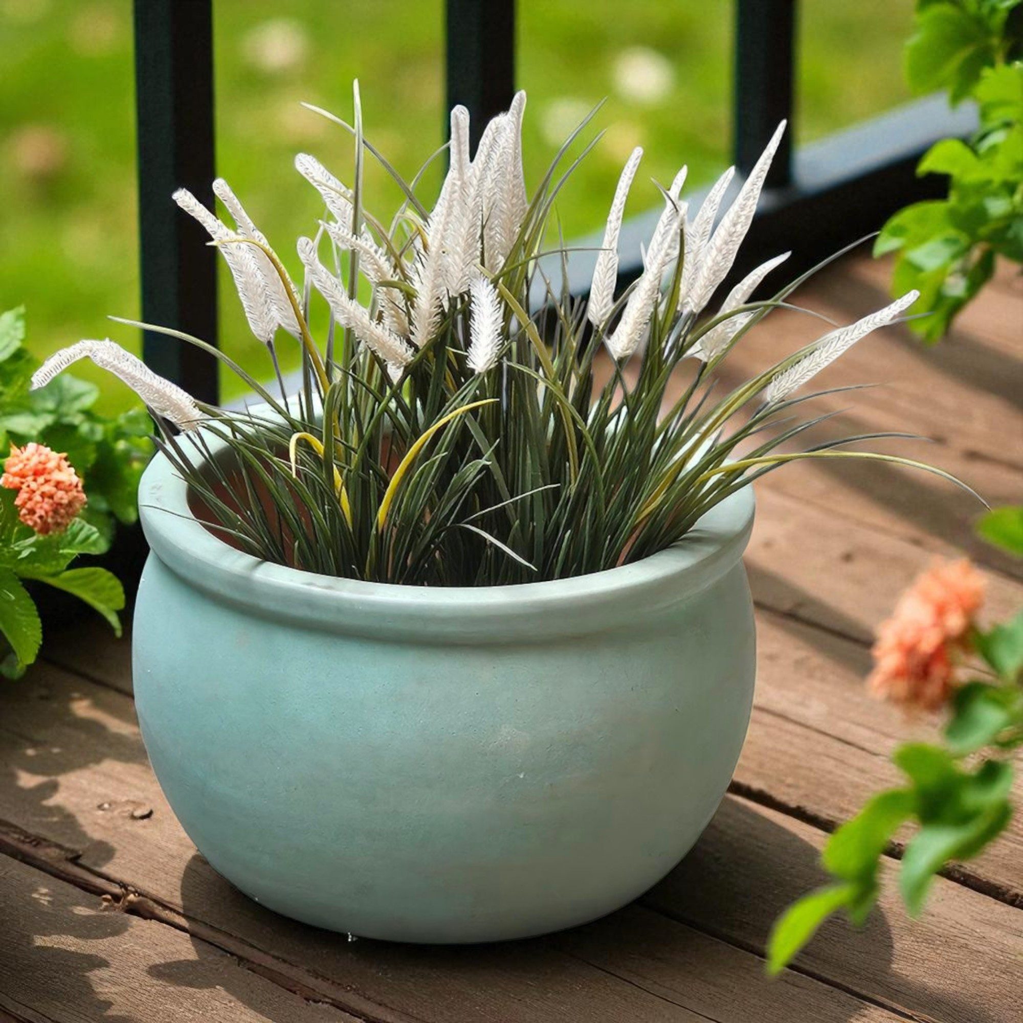 Teramico Pflanzkübel Pflanzgefäß Blumentopf "Bavaria" 30cm Jade Grün, 100% günstig online kaufen